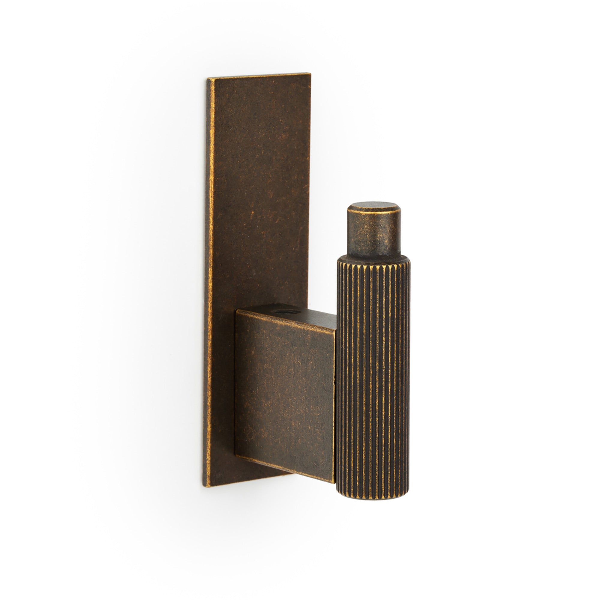 Viefe ARPA PLATE - 25x80mm Wall Hook Rustic brass