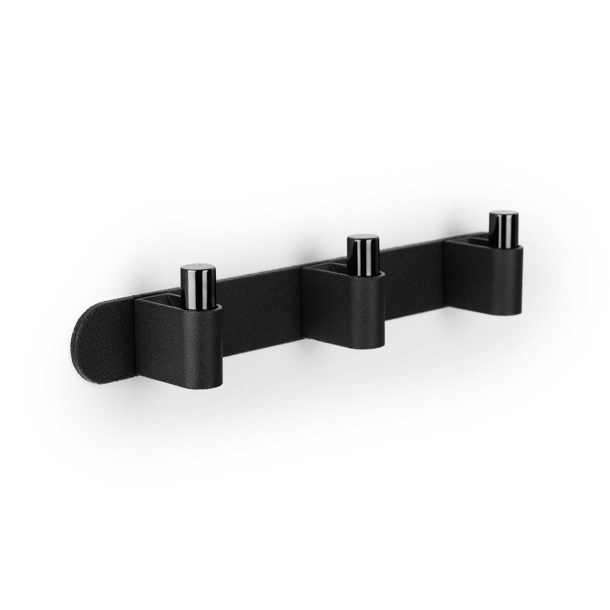 Viefe CASEY Wall Hook Textured lava black + Polished titanium black / 120-120mm