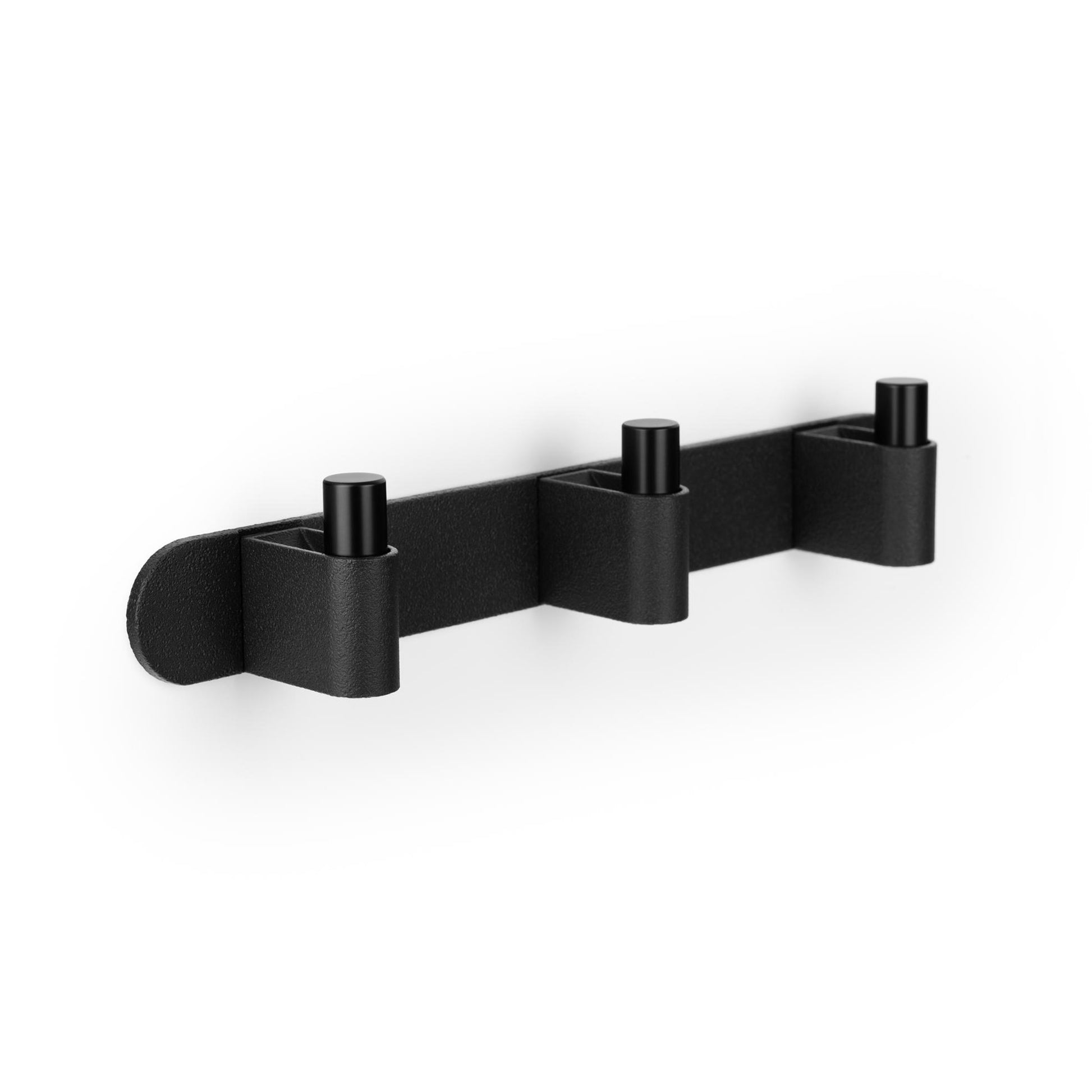 Viefe CASEY Wall Hook Textured lava black + Matt black / 120-120mm