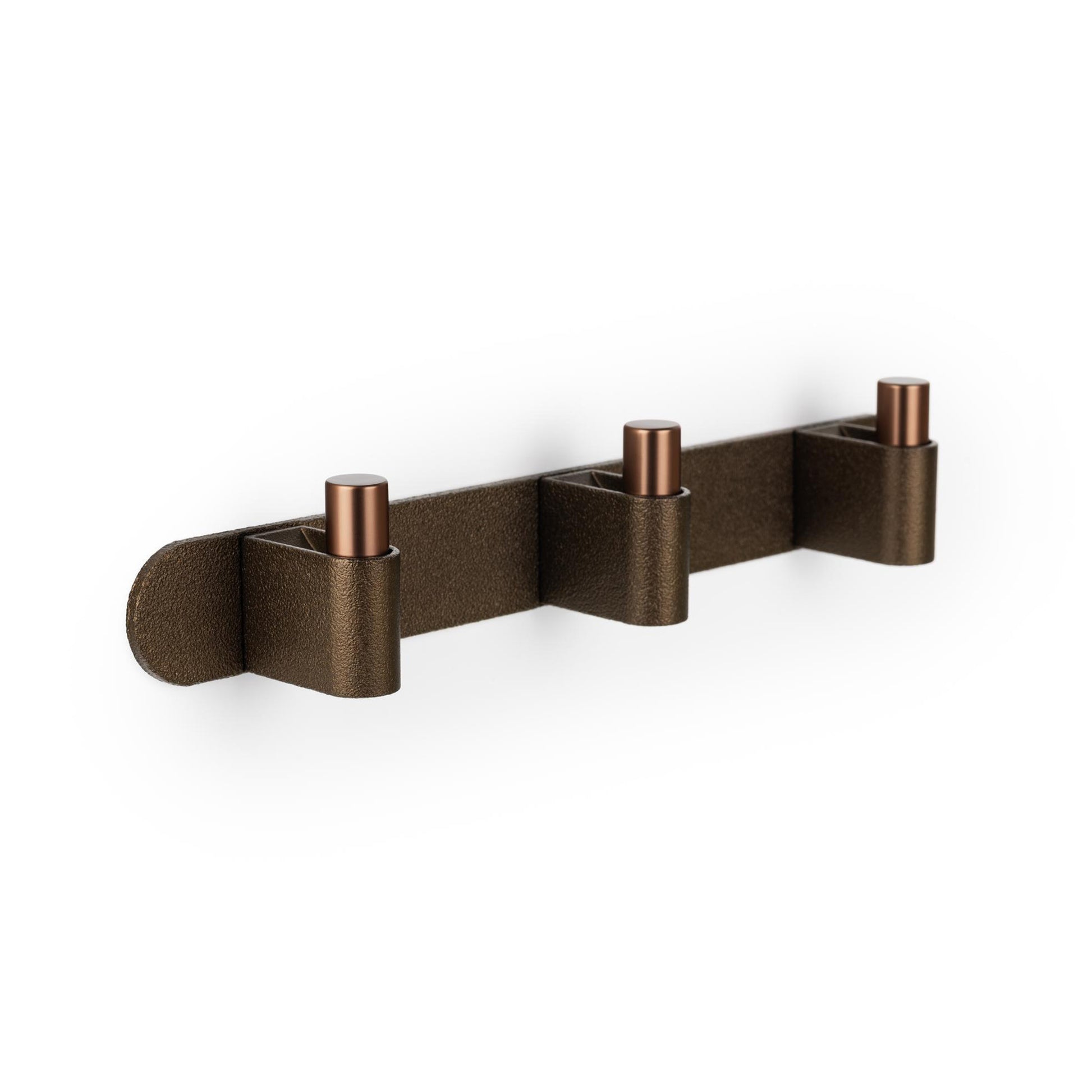 Viefe CASEY Wall Hook Textured metallic brown + Matt bronze / 120-120mm