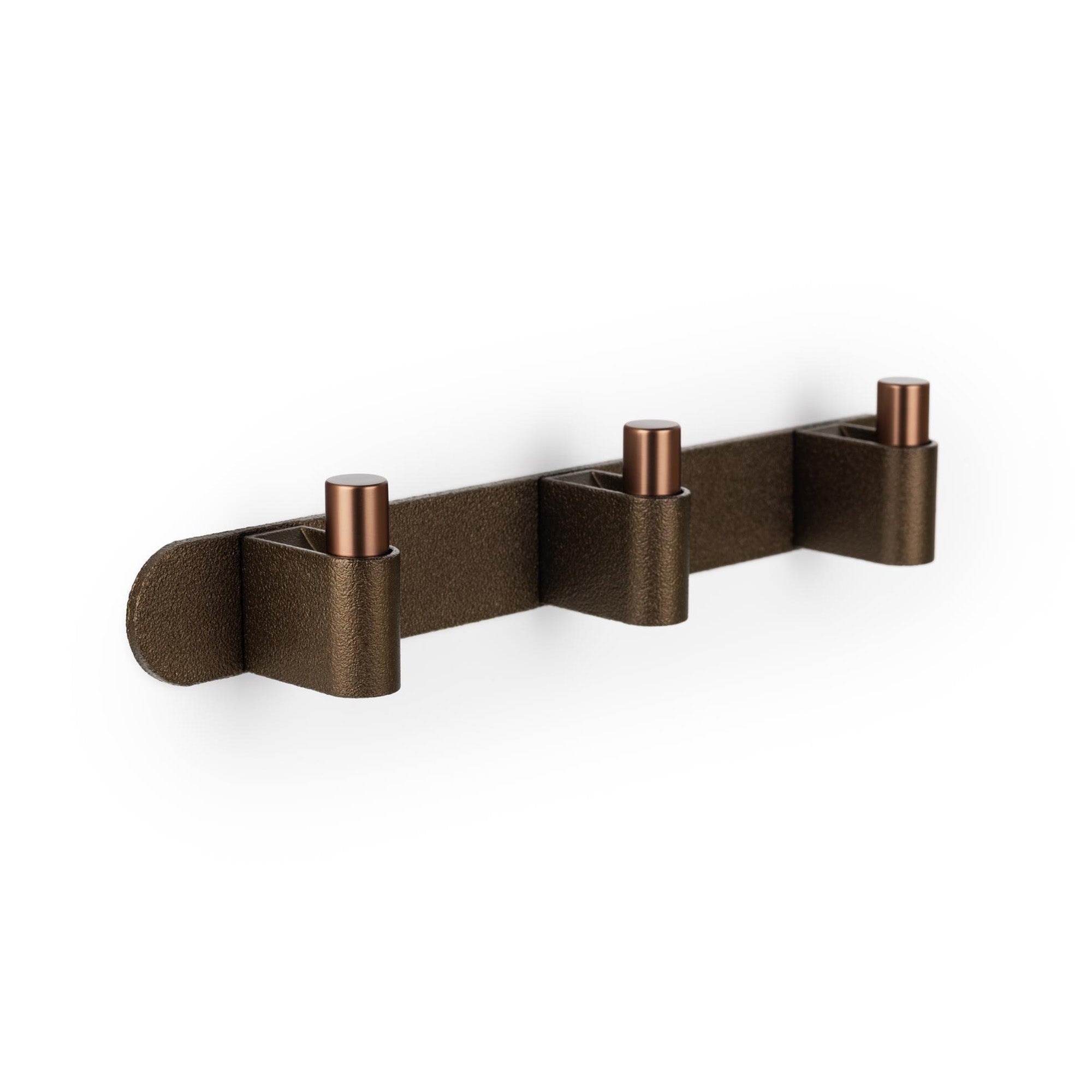 Viefe CASEY Wall Hook Textured metallic brown + Matt bronze / 120-120mm