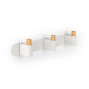 Viefe CASEY Wall Hook Textured stone white + Oak / 120-120mm