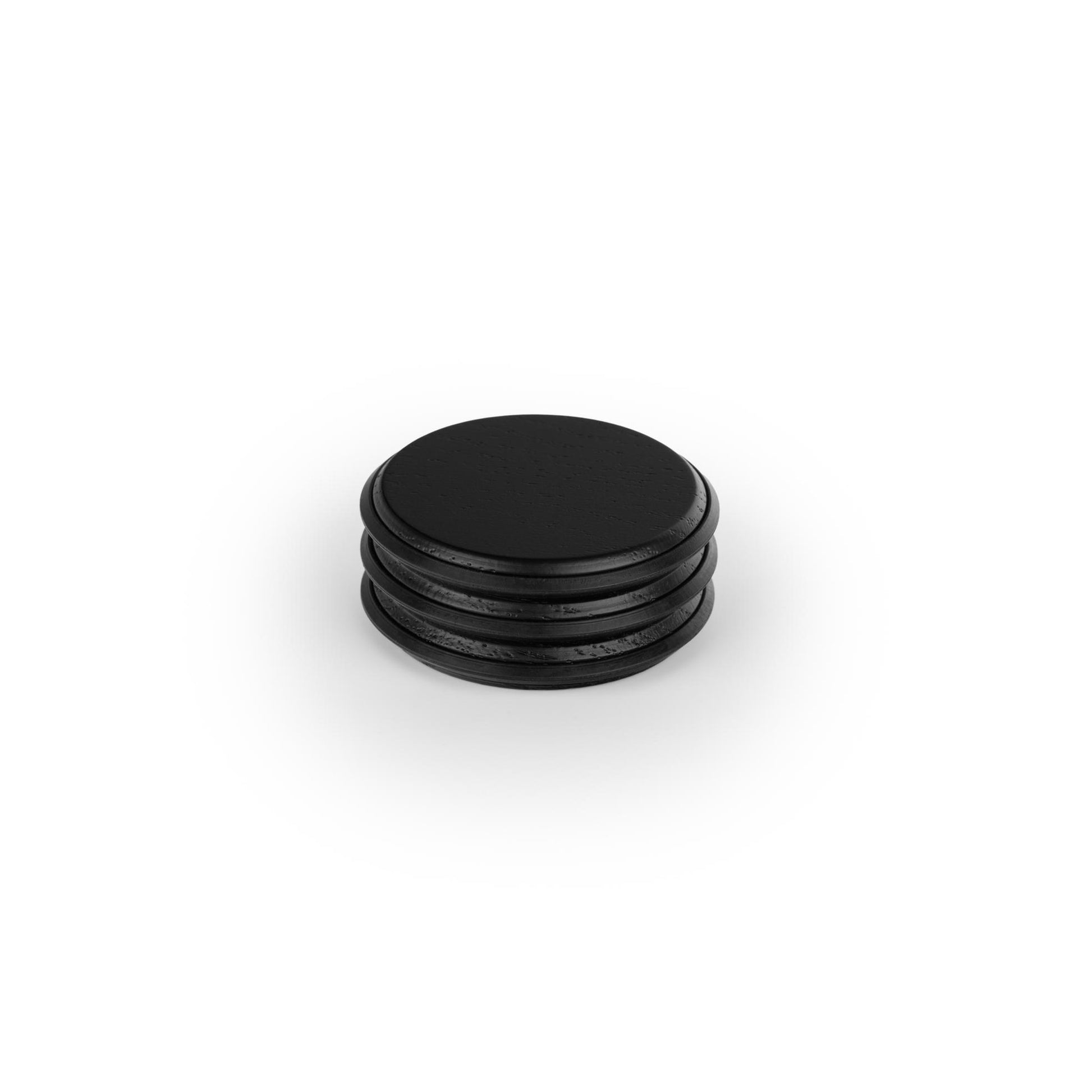 Viefe PULSE Door Stopper Wood matt black lacquered / 66mm