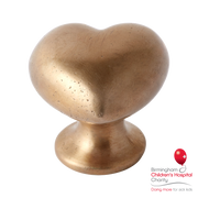 Armac Martin Whimsical Heart Bronze Cabinet Knob