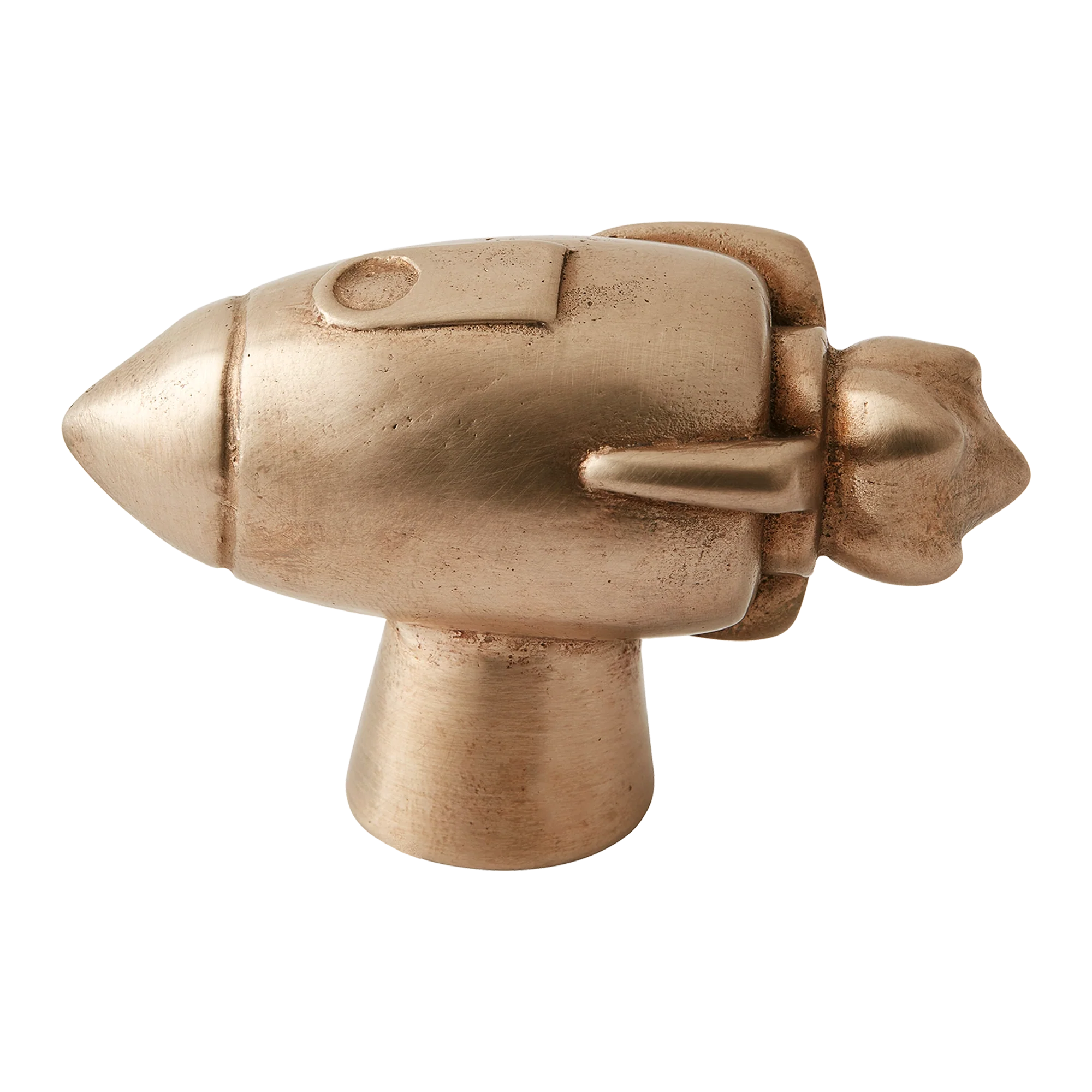Armac Martin Whimsical Rocket Bronze Cabinet Knob