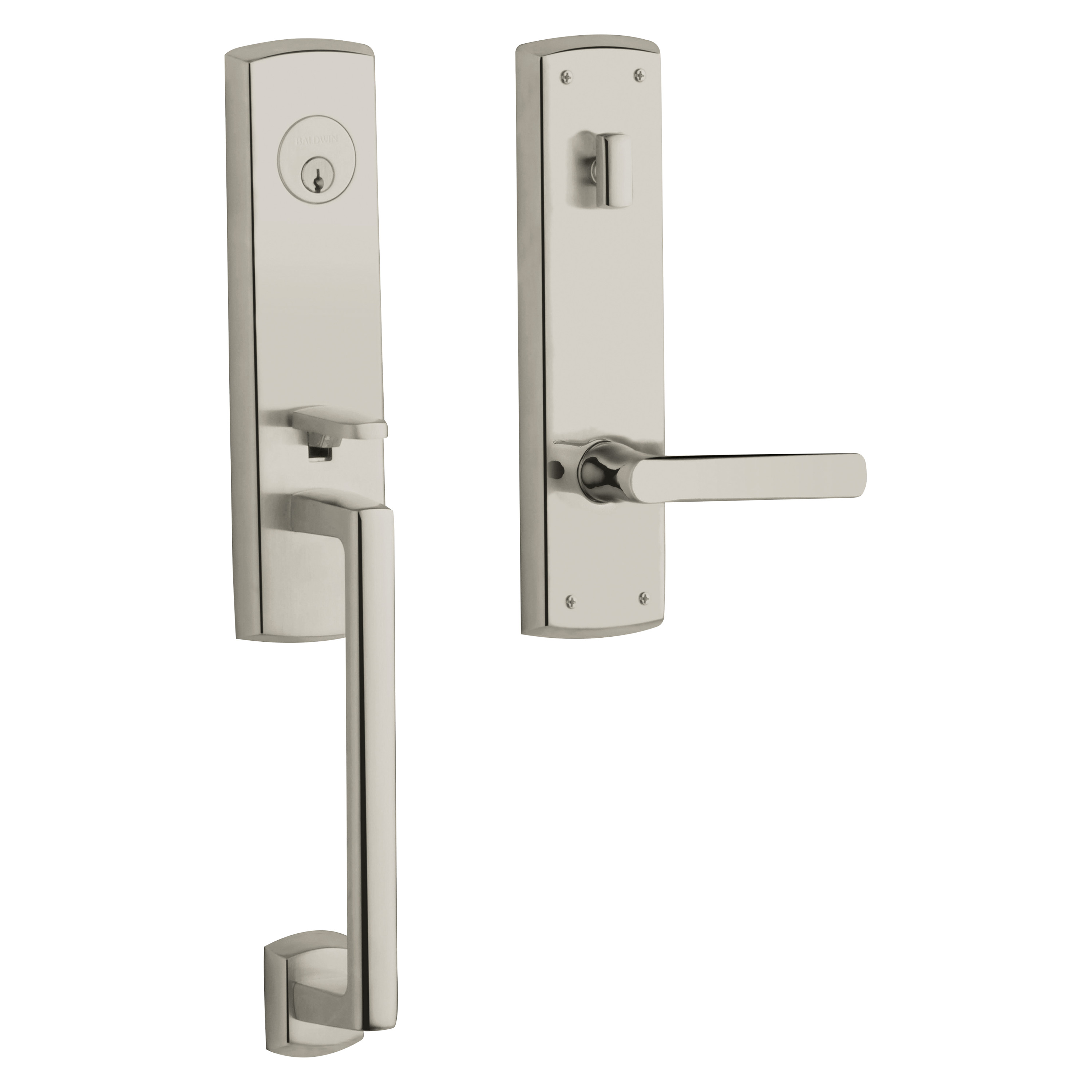 Baldwin Soho Single Cylinder Handleset with 5485V Lever