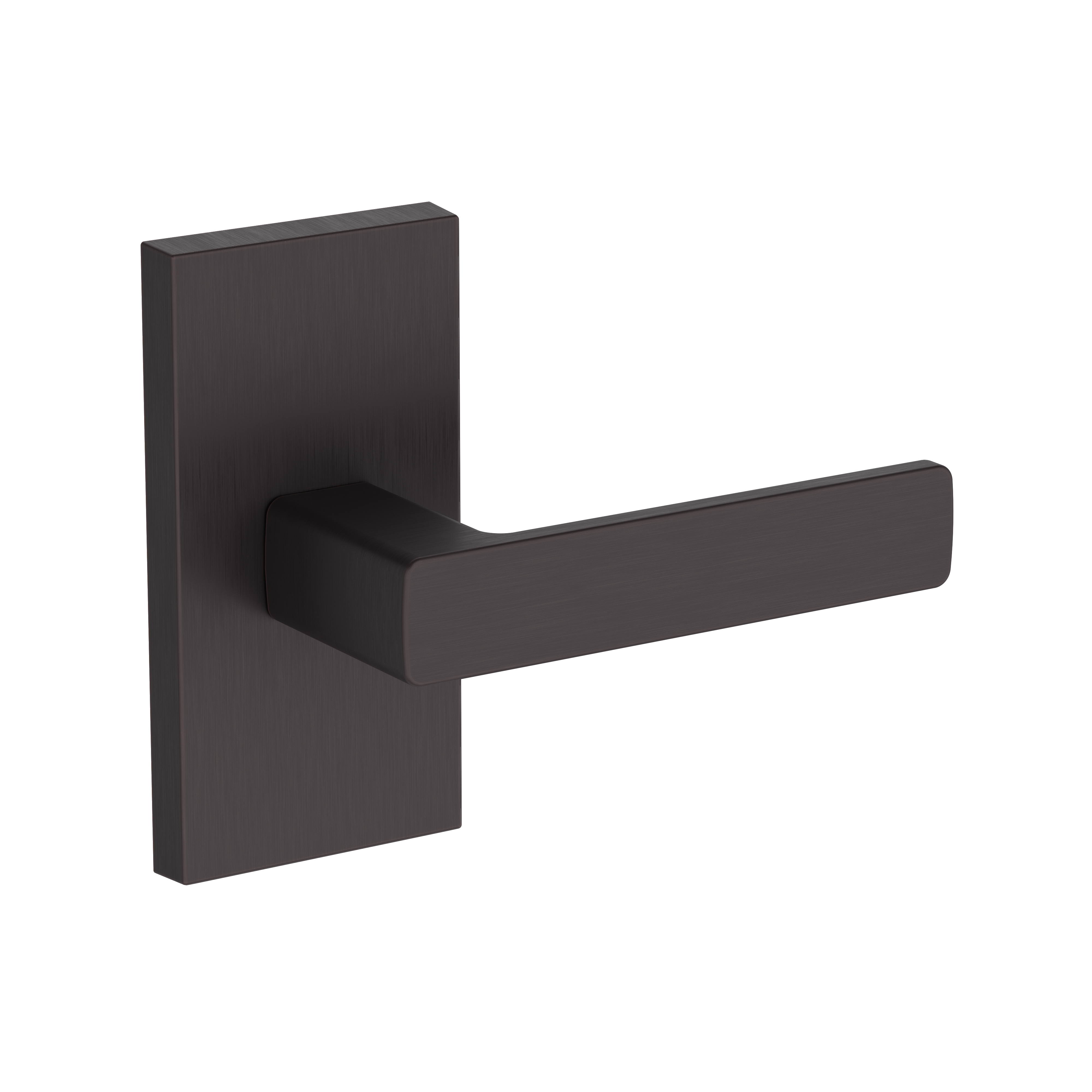 Baldwin Sharpewood Lever Set with Contemporary 5" Rose