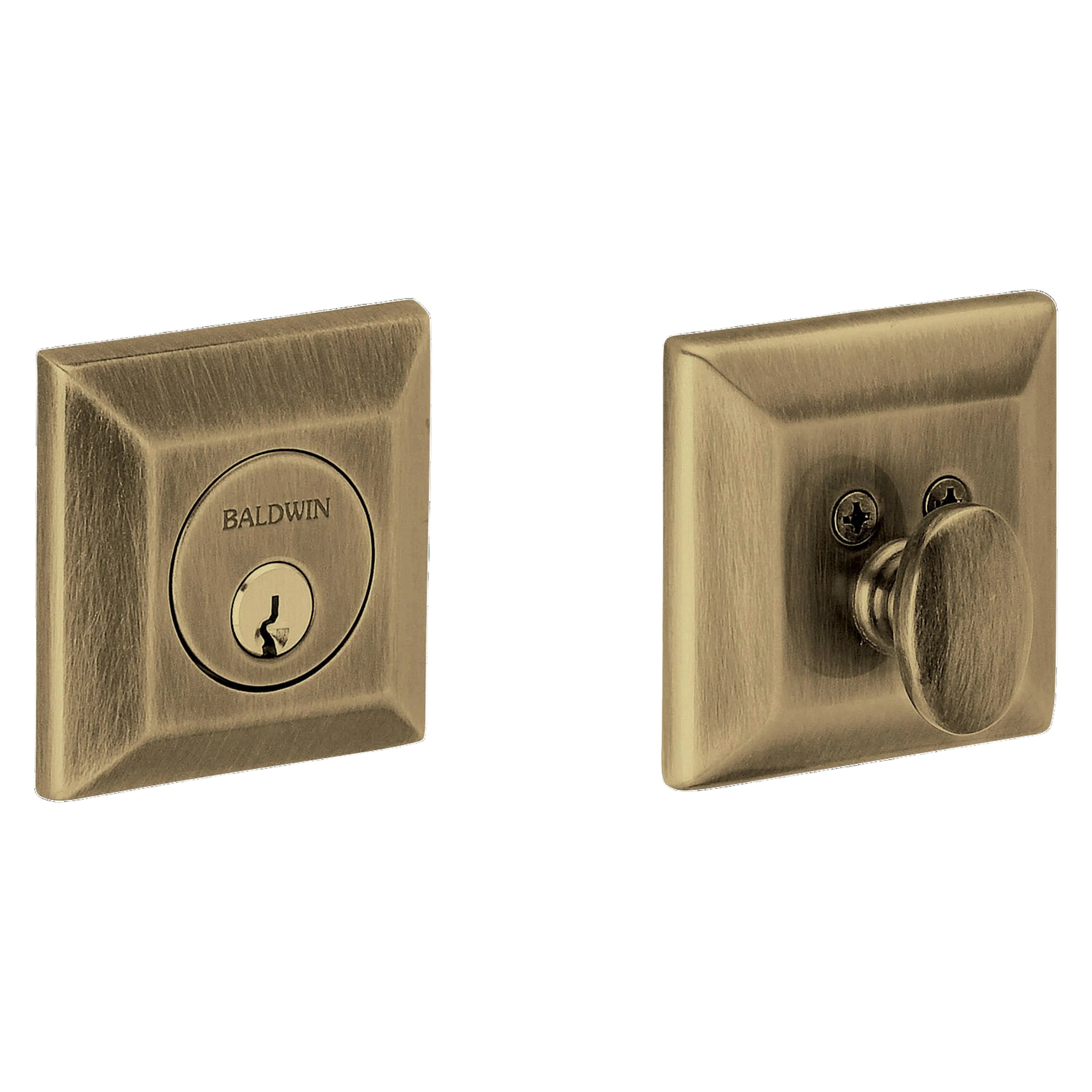 Baldwin 8254 Squared Single Cylinder Deadbolt