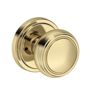 Baldwin Bremerton Knob Set with Stepped Round Rose