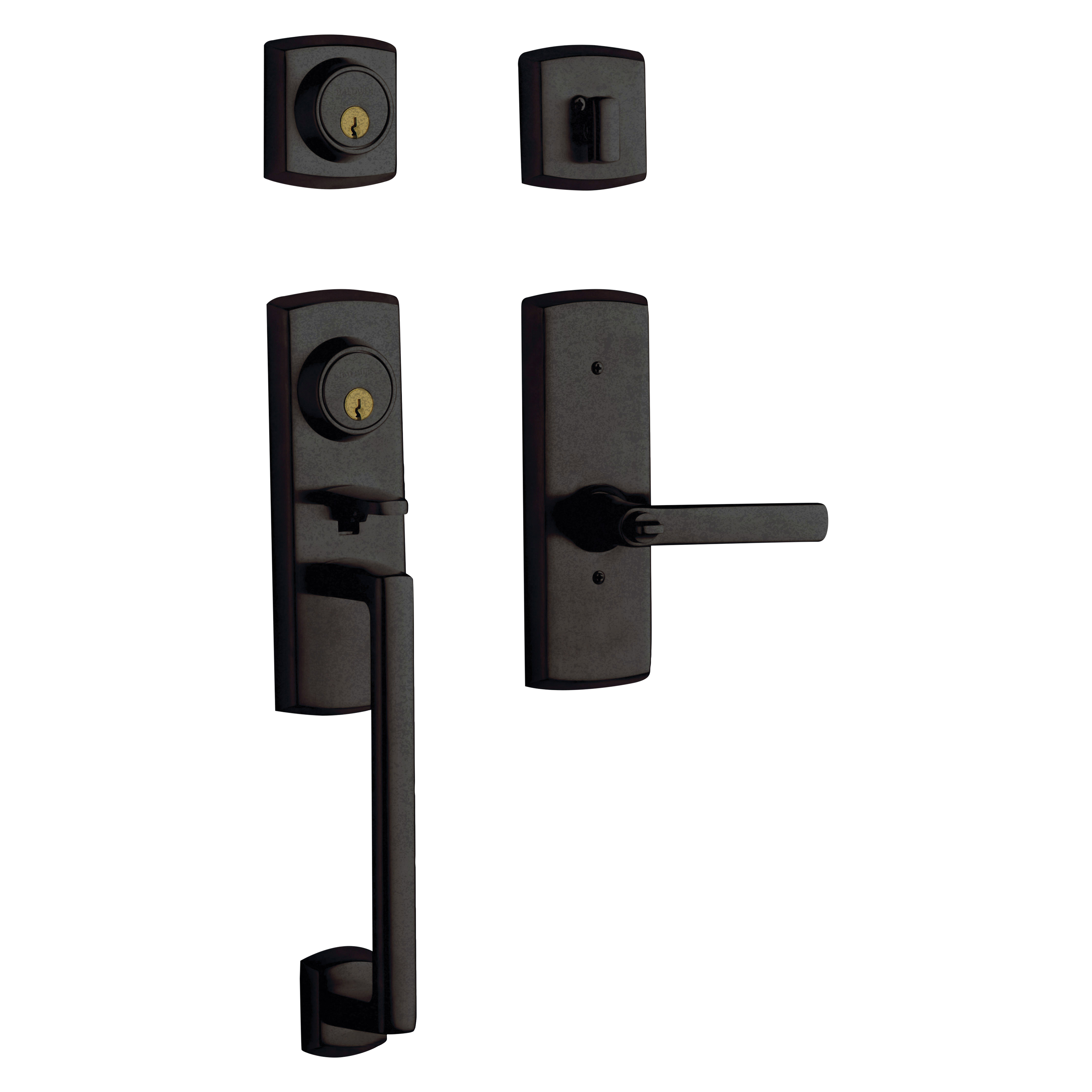 Baldwin Soho 2-Point Handleset with Soho Lever