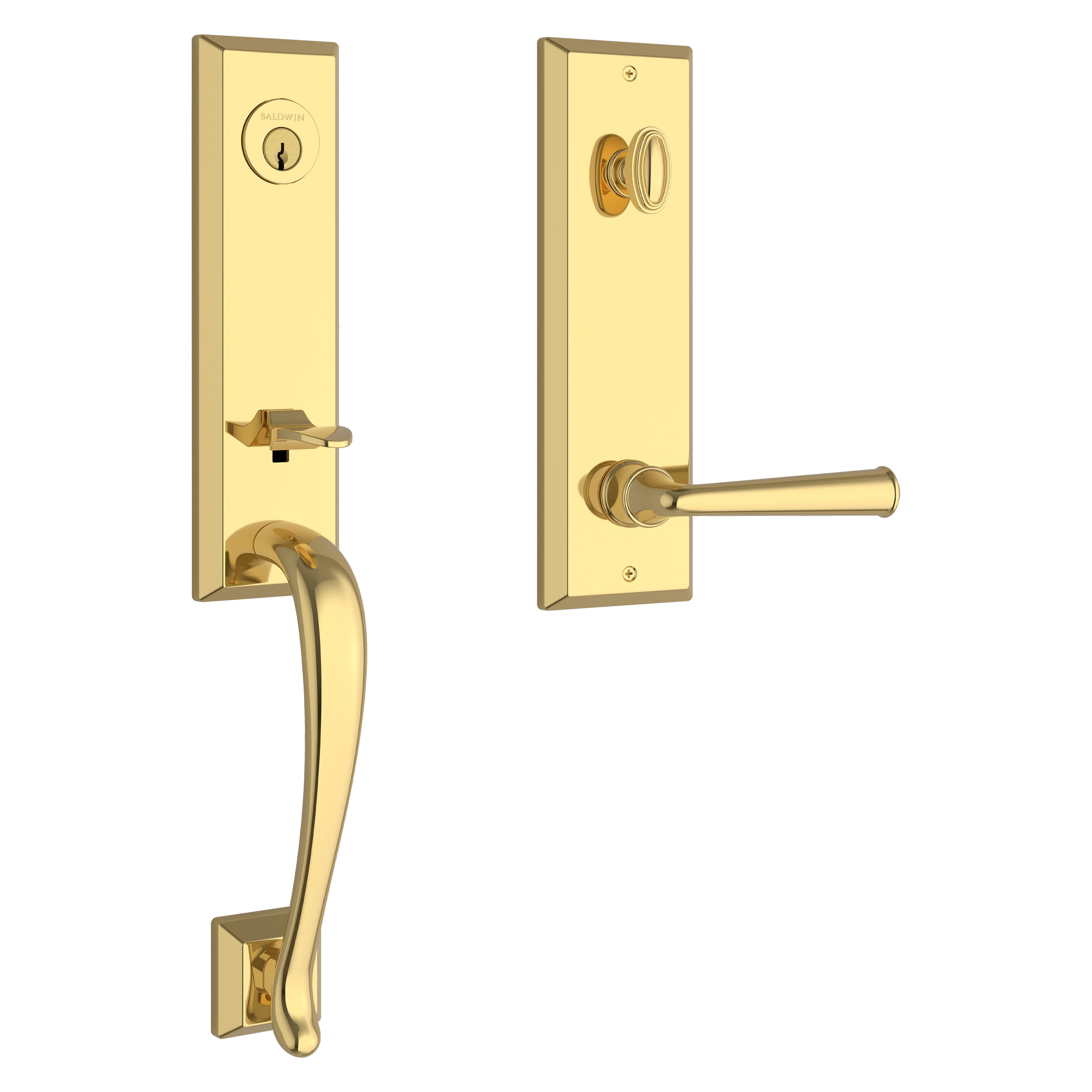Baldwin Reserve Del Mar Handleset With Federal Lever