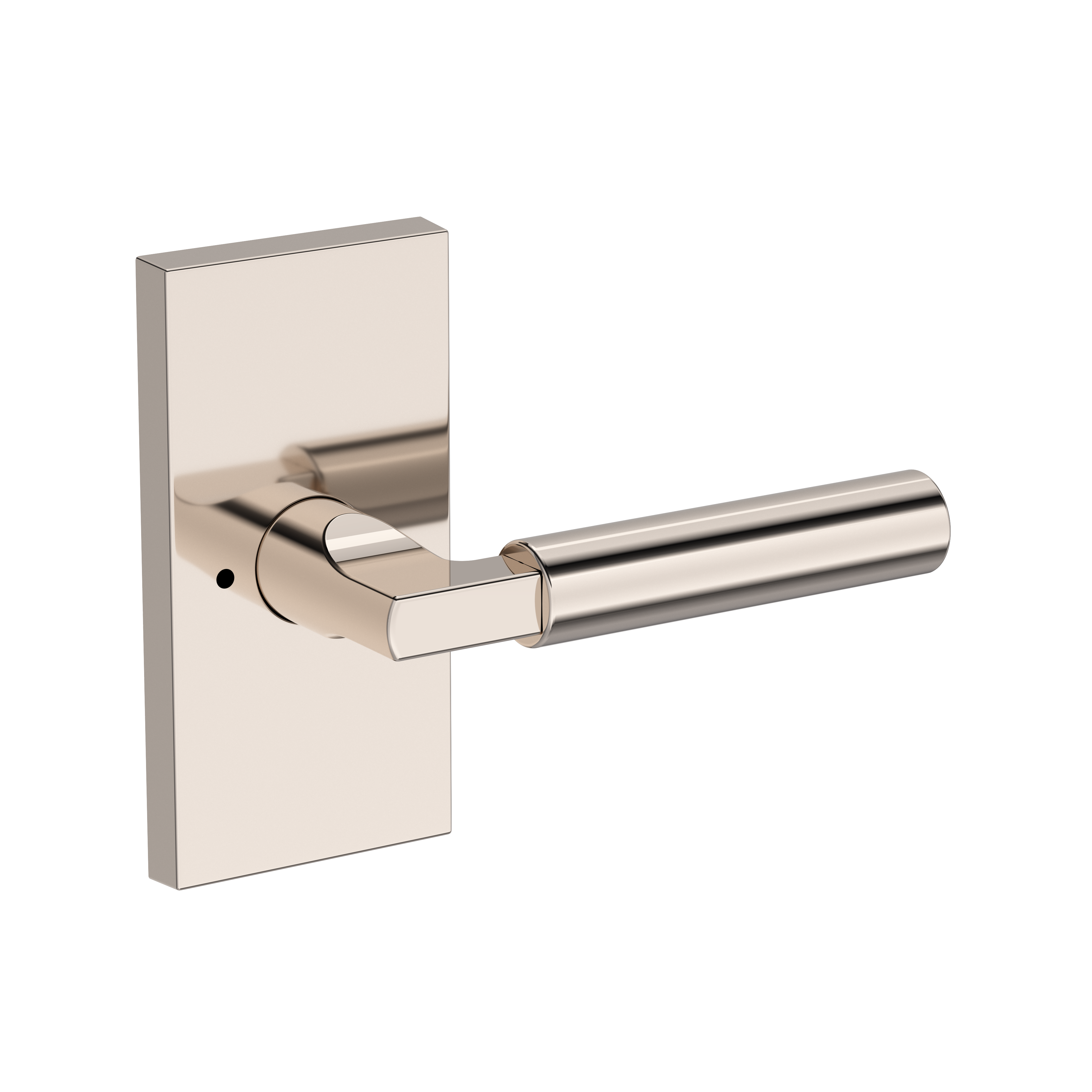 Baldwin Lake Forest Lever Set with Contemporary 5" Rose