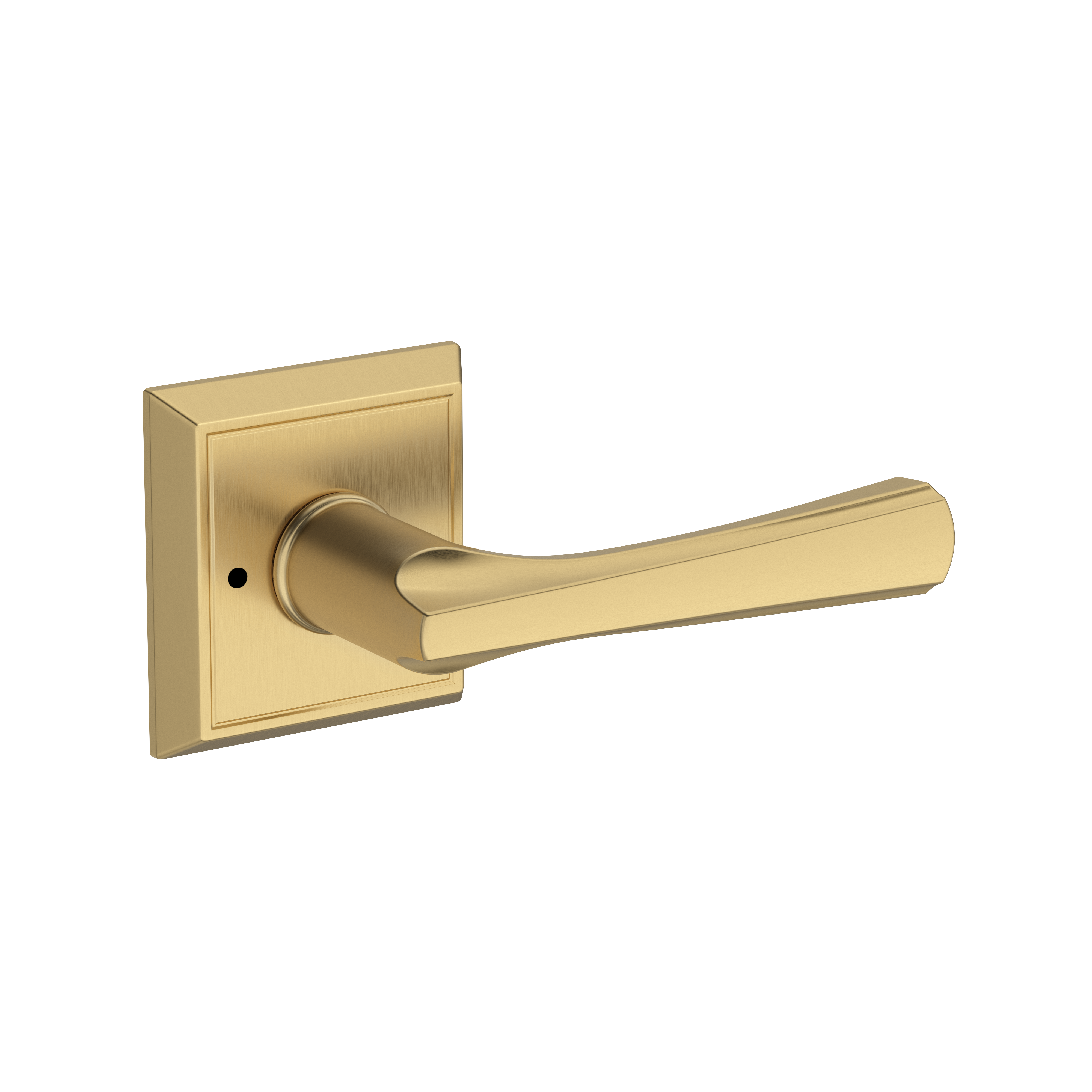 Baldwin Wyndcliff Lever Set with Chamfered Square Rose