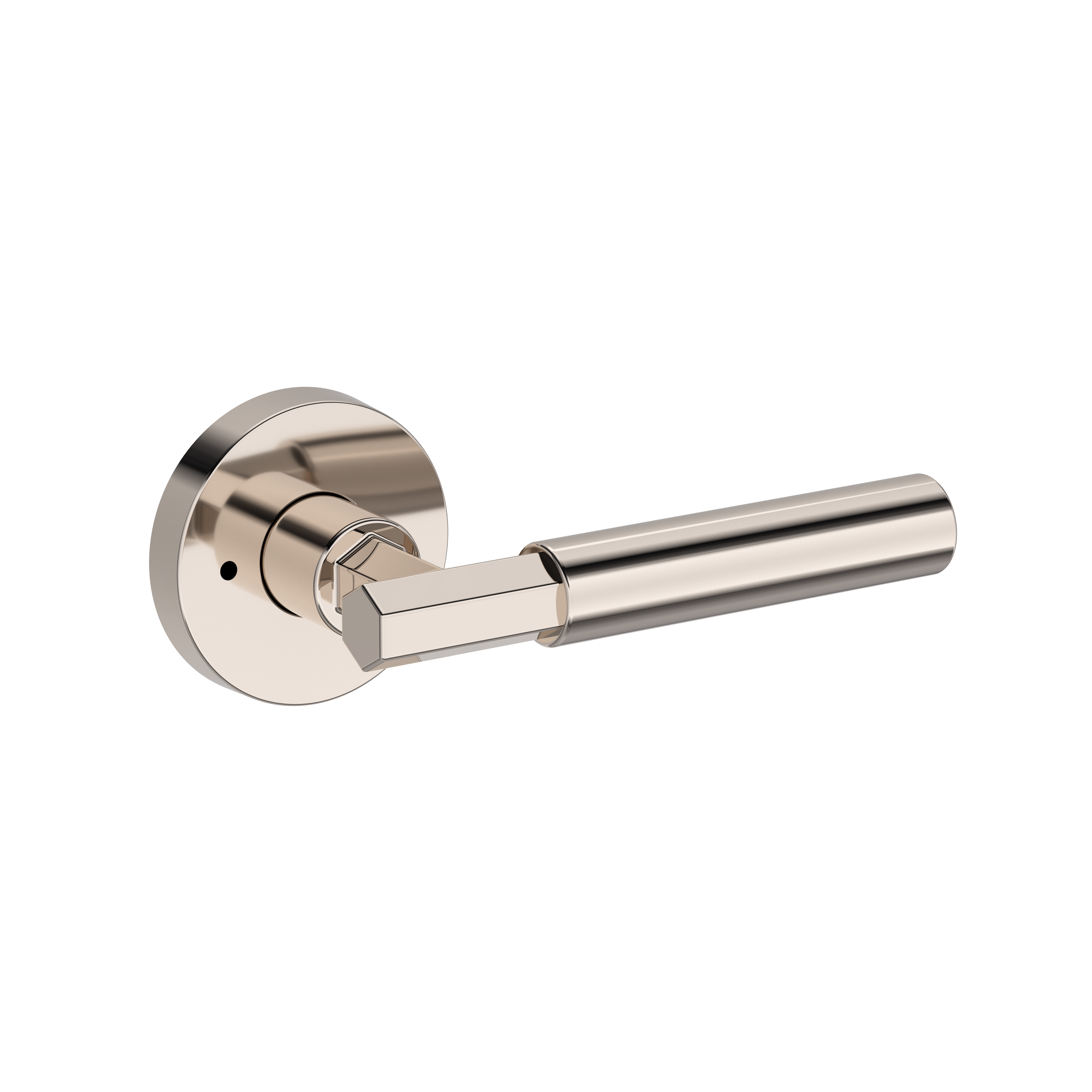 Baldwin Riddling Lever Set with Contemporary Round Rose
