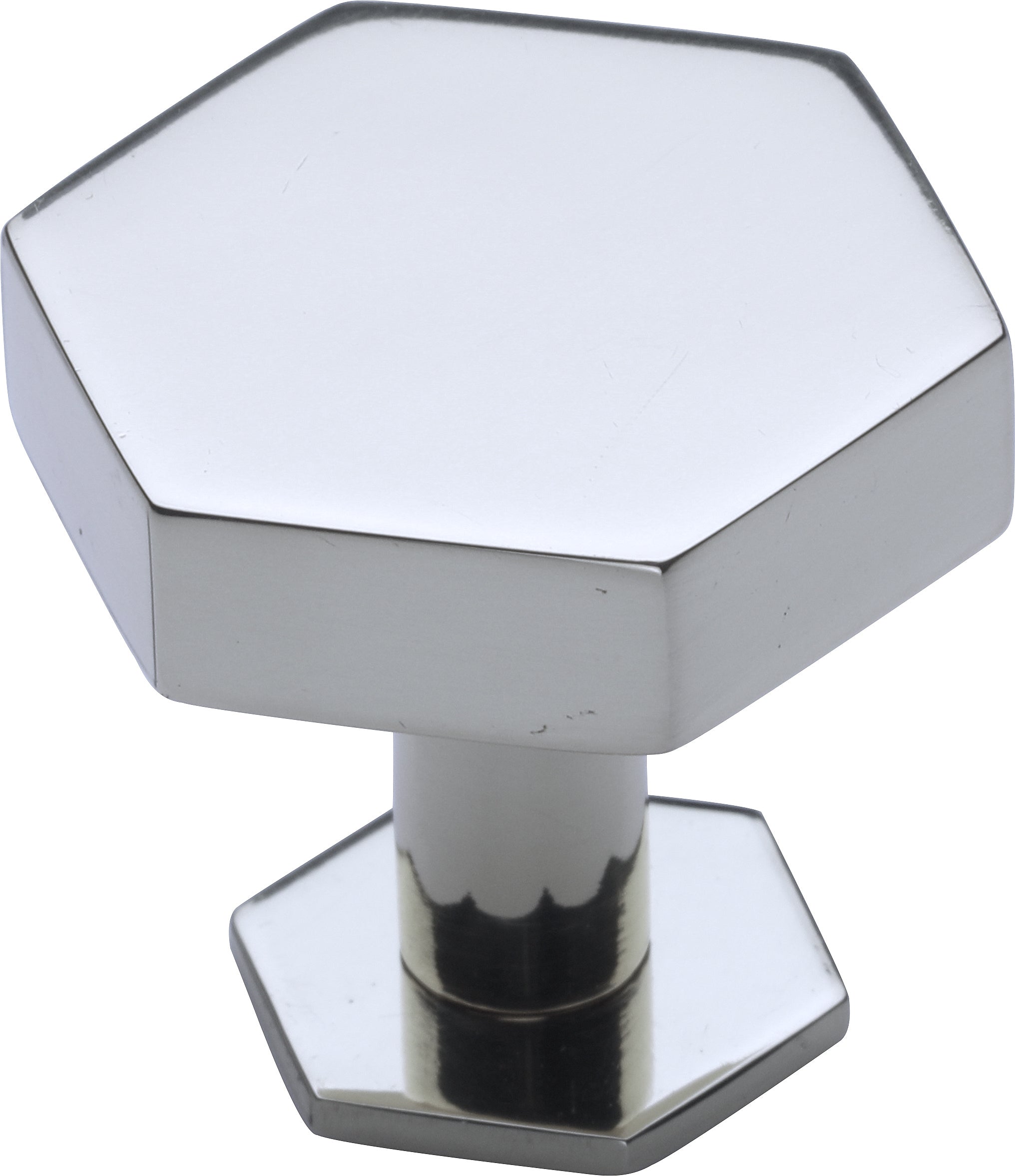 Ashley Norton Modern Hex Cabinet Knob with Rosette