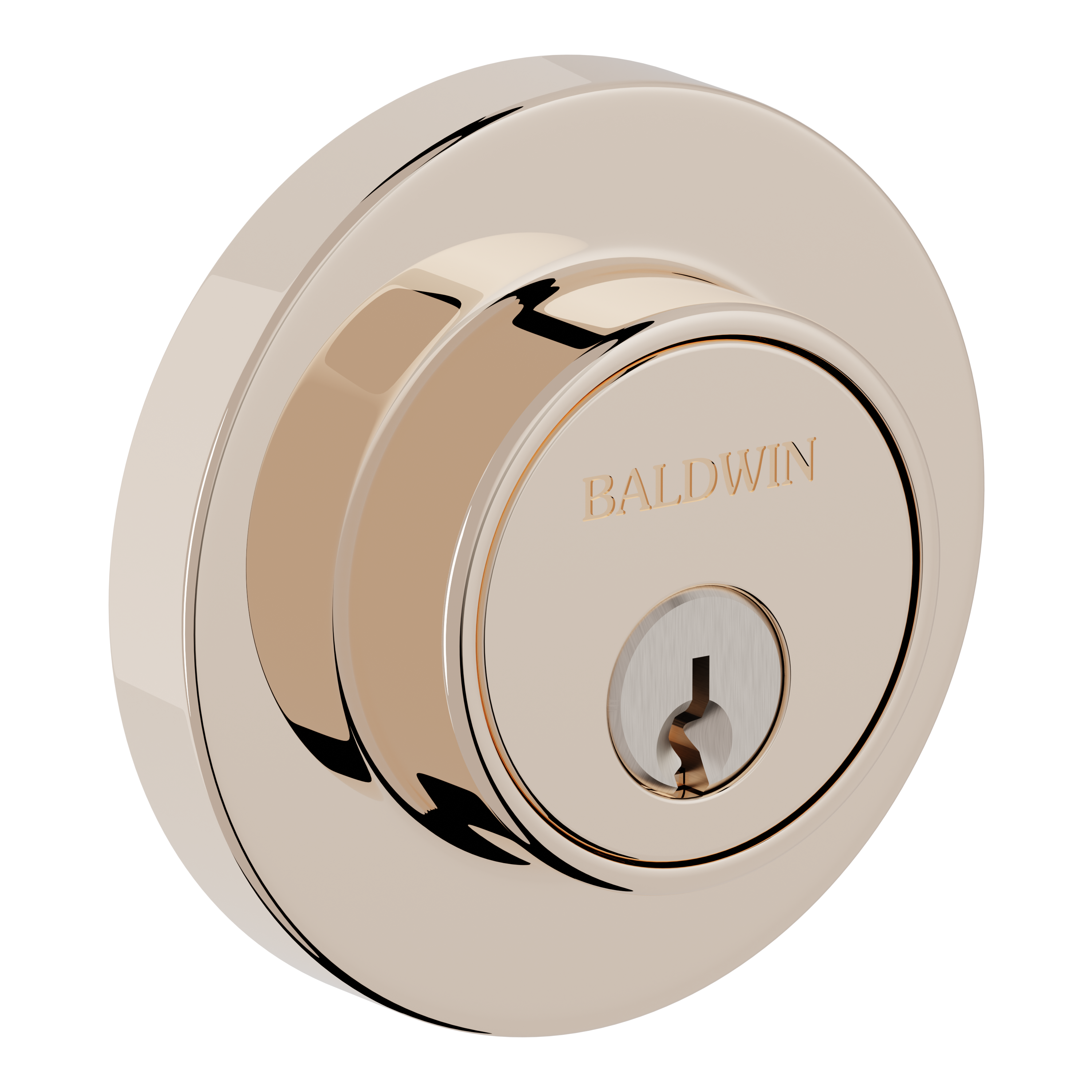 Baldwin 8244LL Gramercy Round Level Deadbolt, Bluetooth + Matter
