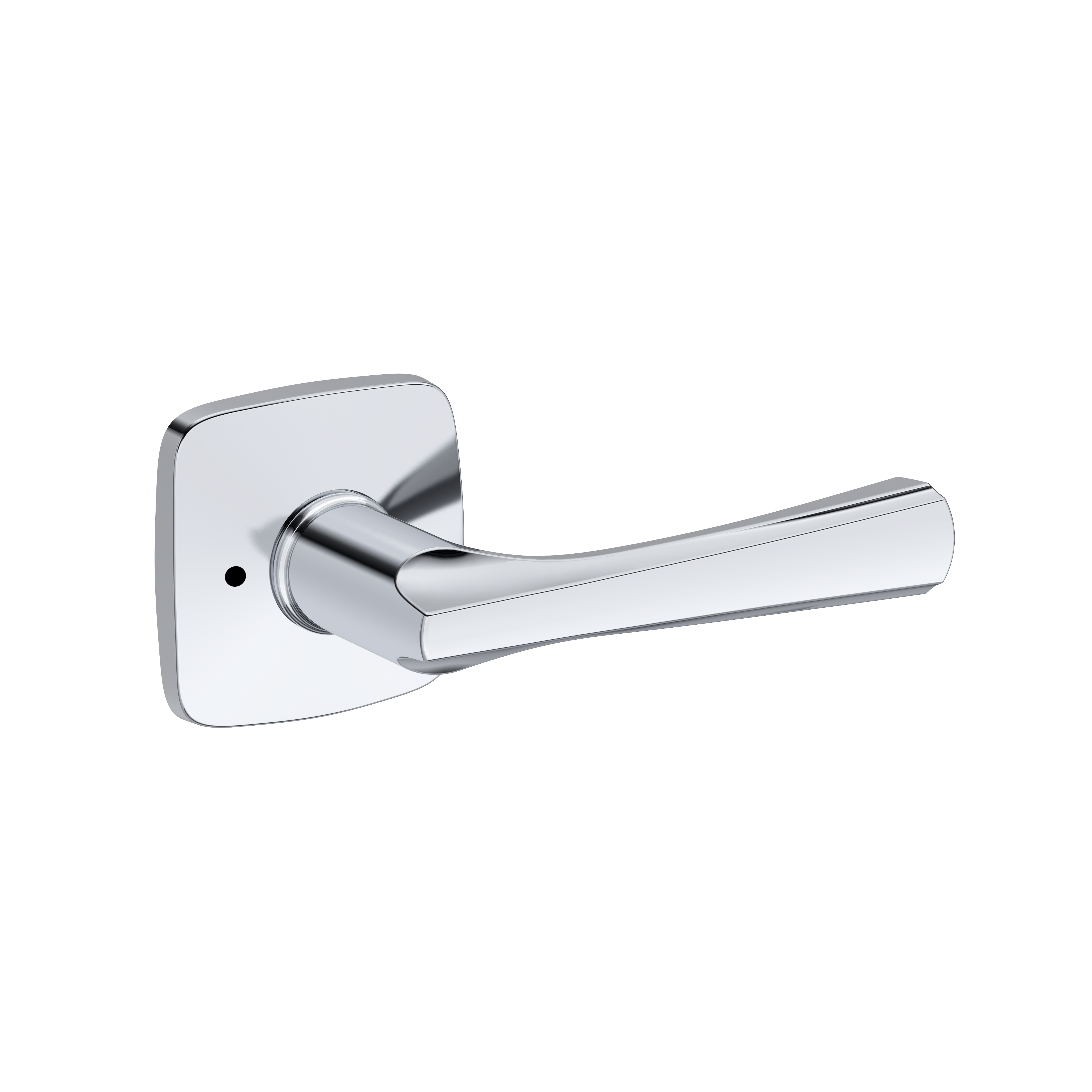 Baldwin Wyndcliff Lever Set with Soft Square Rose