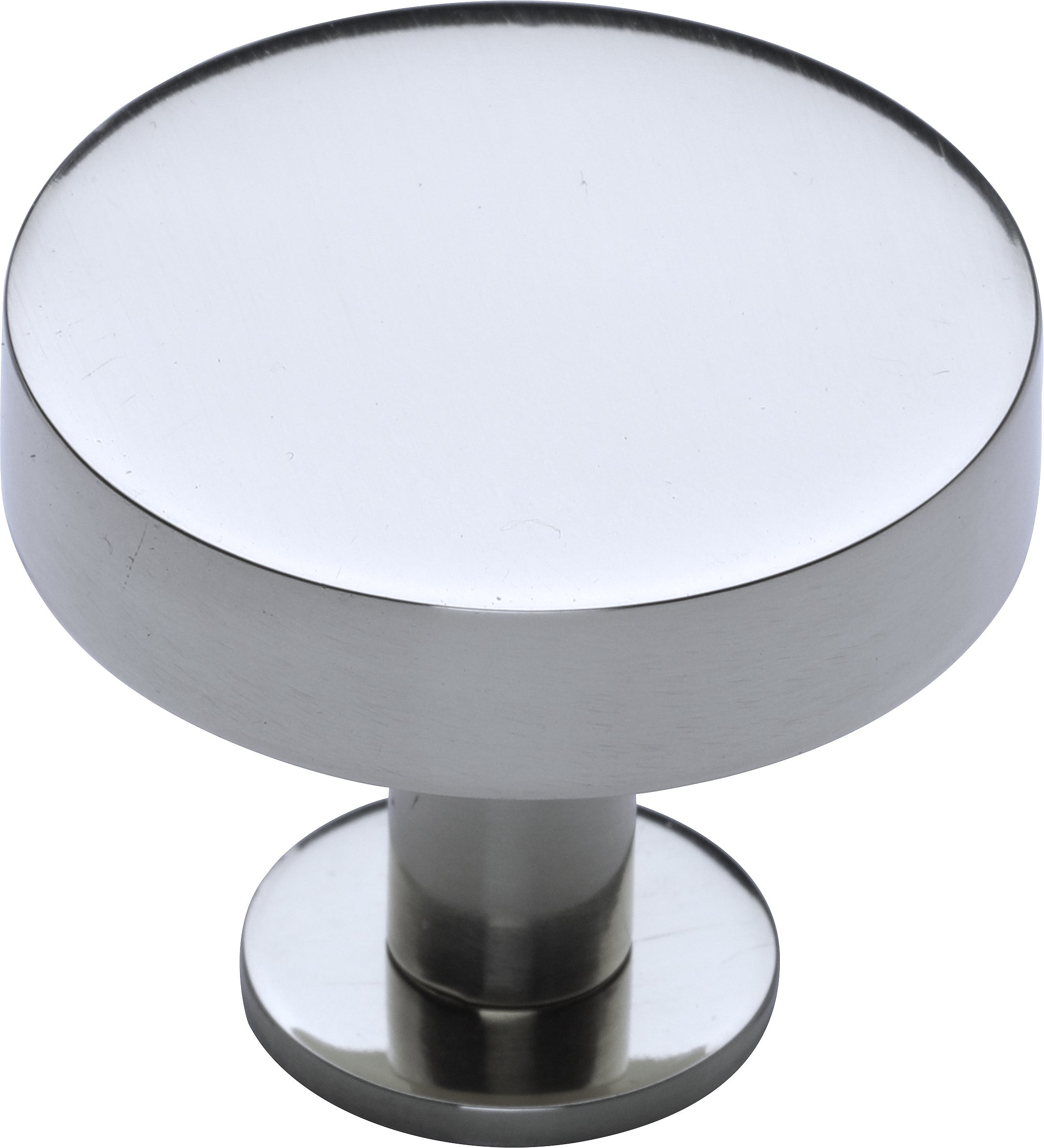 Ashley Norton Knurled Disc Cabinet Knob with Rosette