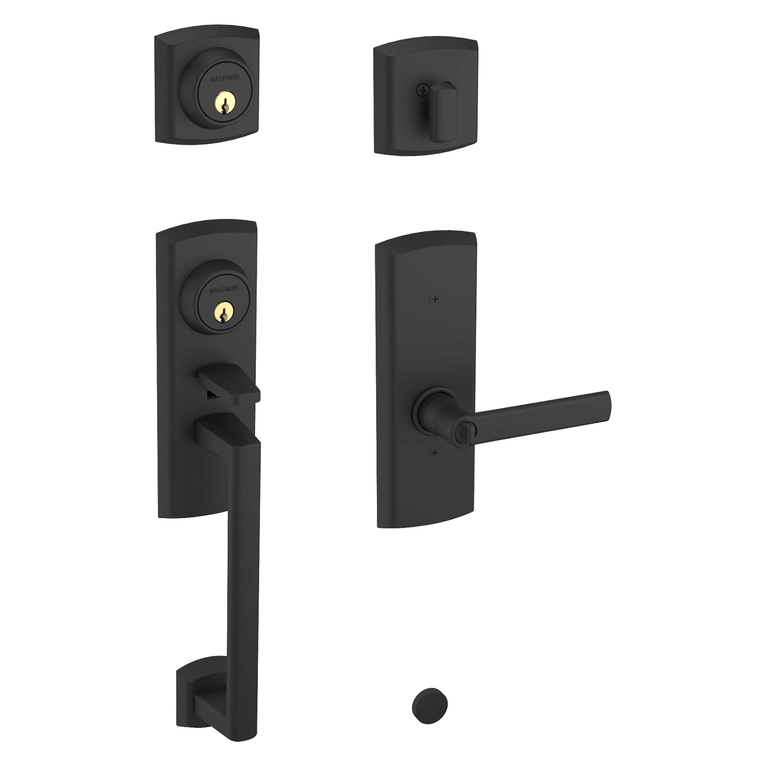 Baldwin Soho 2-Point Handleset with Soho Lever