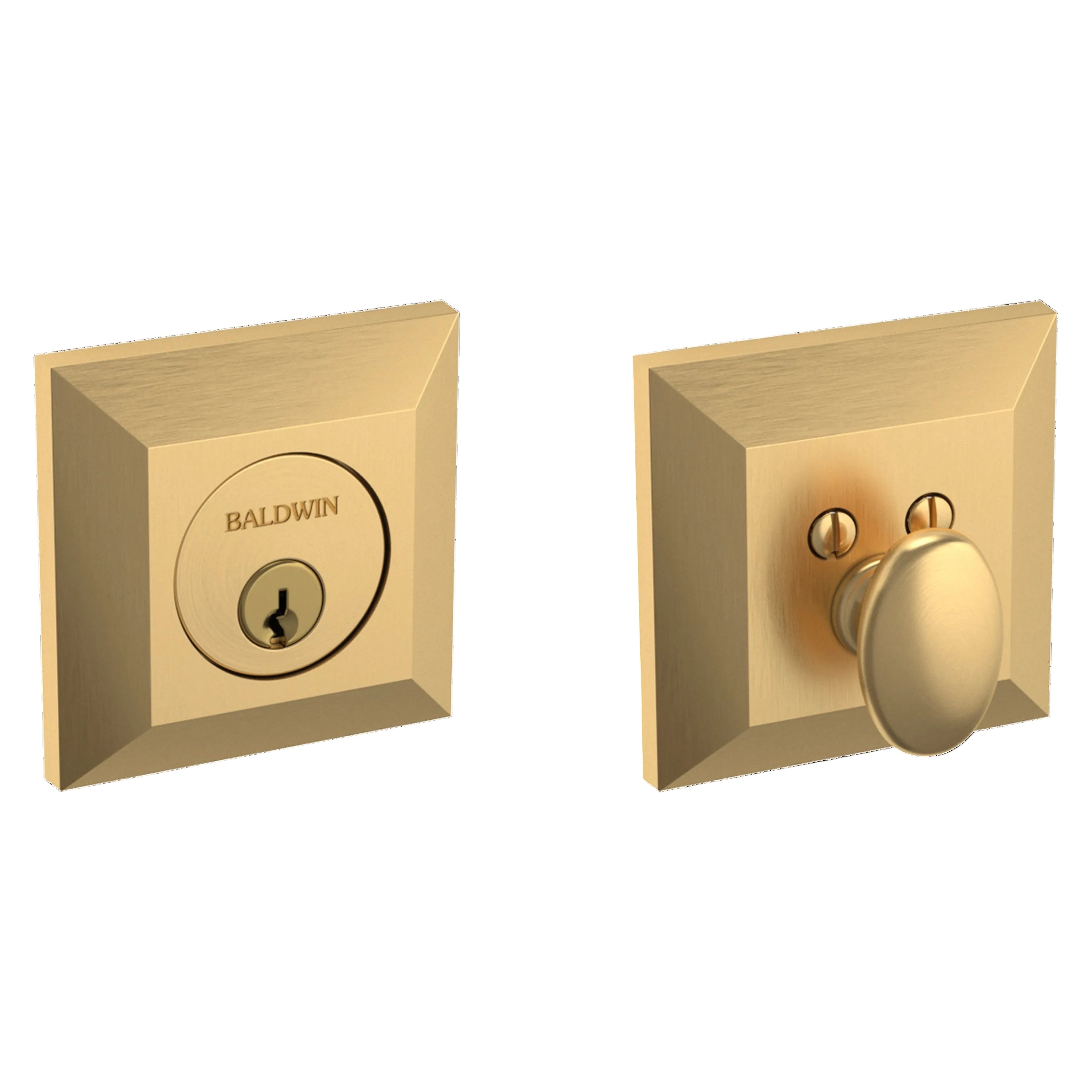 Baldwin 8254 Squared Single Cylinder Deadbolt