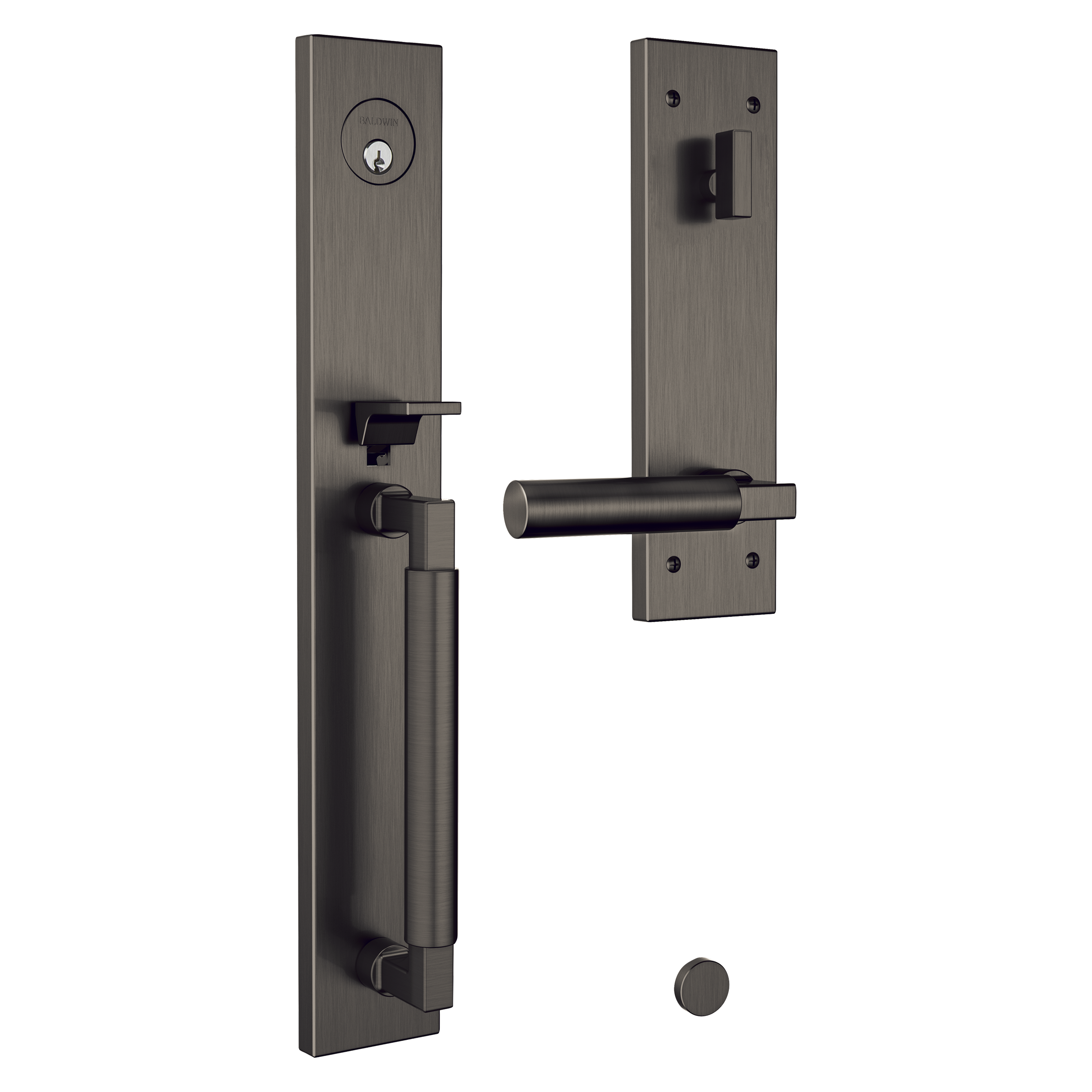 Baldwin Gramercy Egress Entrance Handleset with L029 Lever