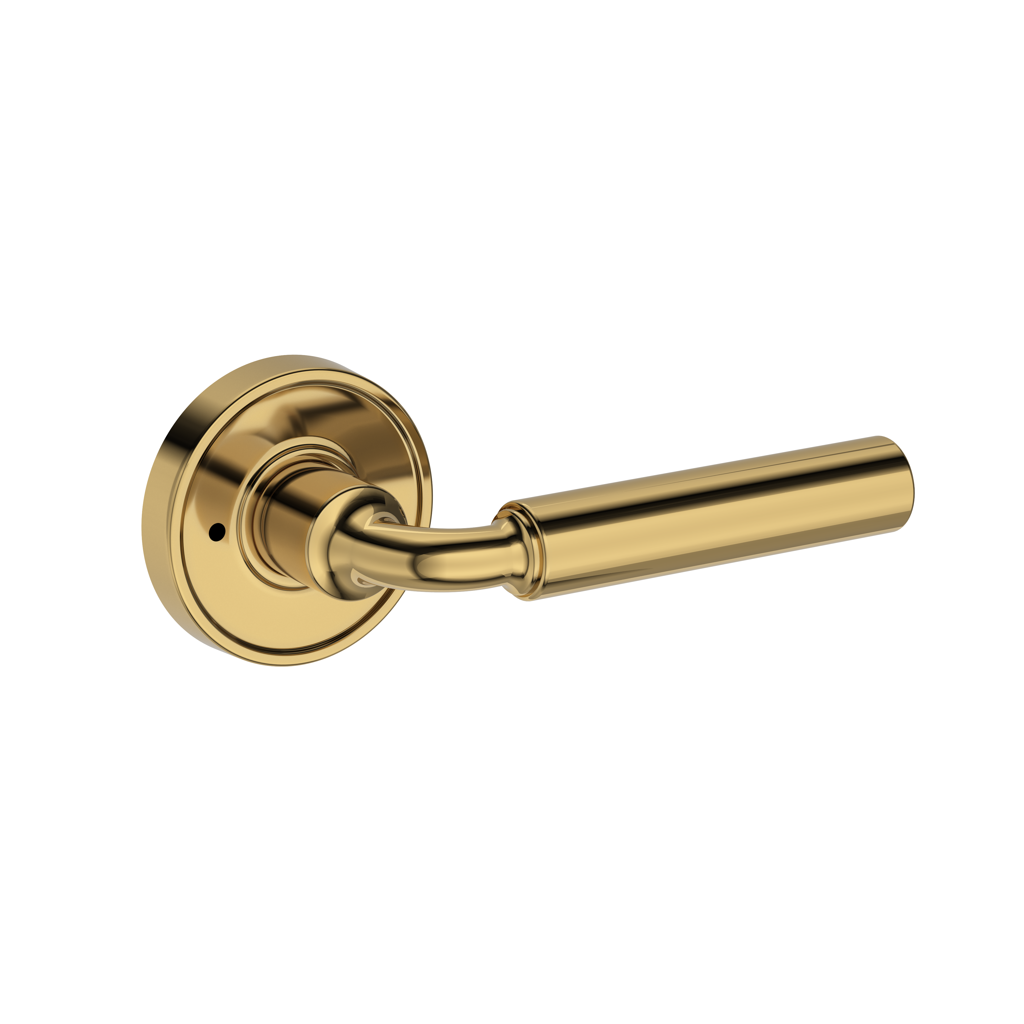 Baldwin La Conner Lever Set with Recessed Round Rose