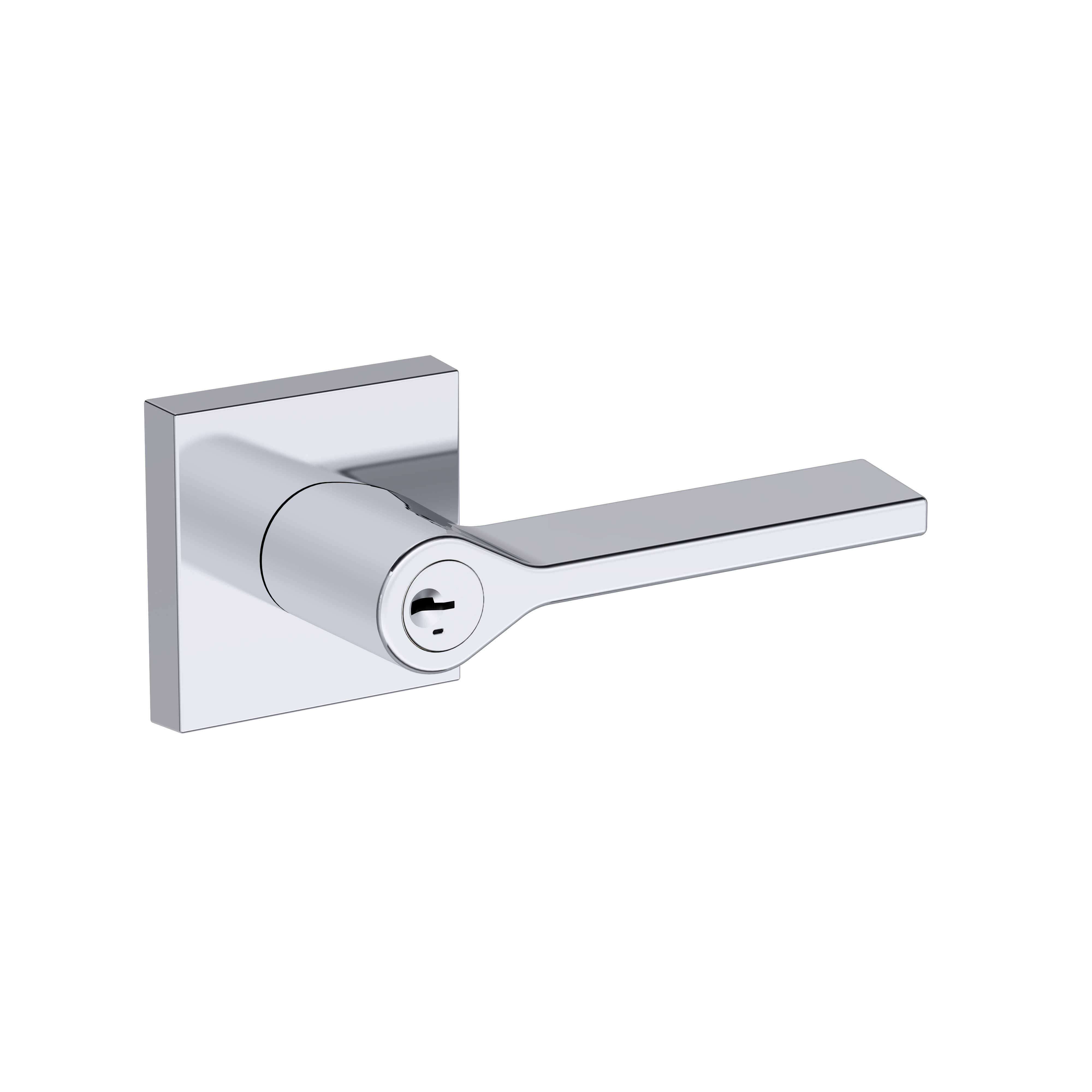 Baldwin Anaheim Hills Lever Set with Contemporary Square Rose