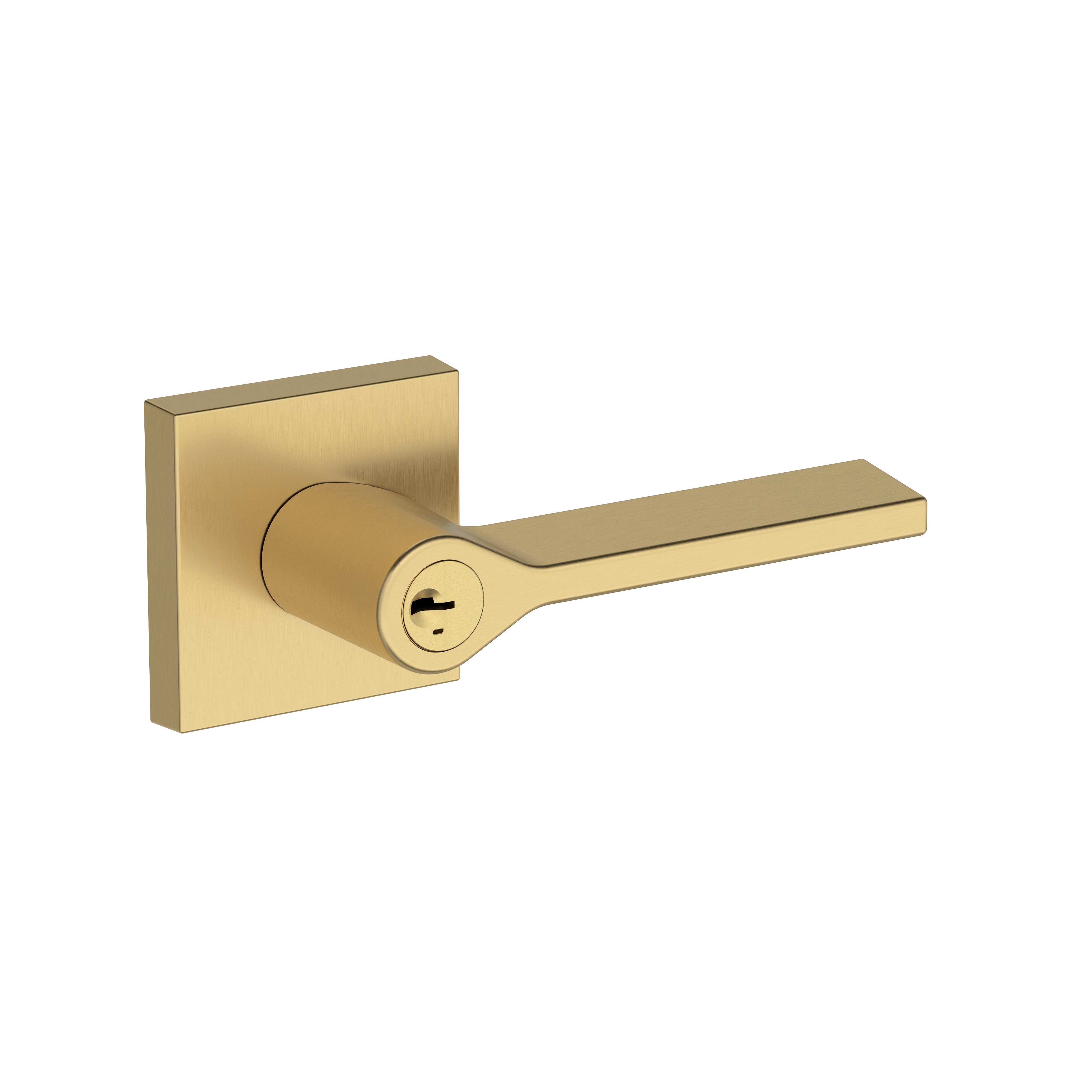 Baldwin Anaheim Hills Lever Set with Contemporary Square Rose