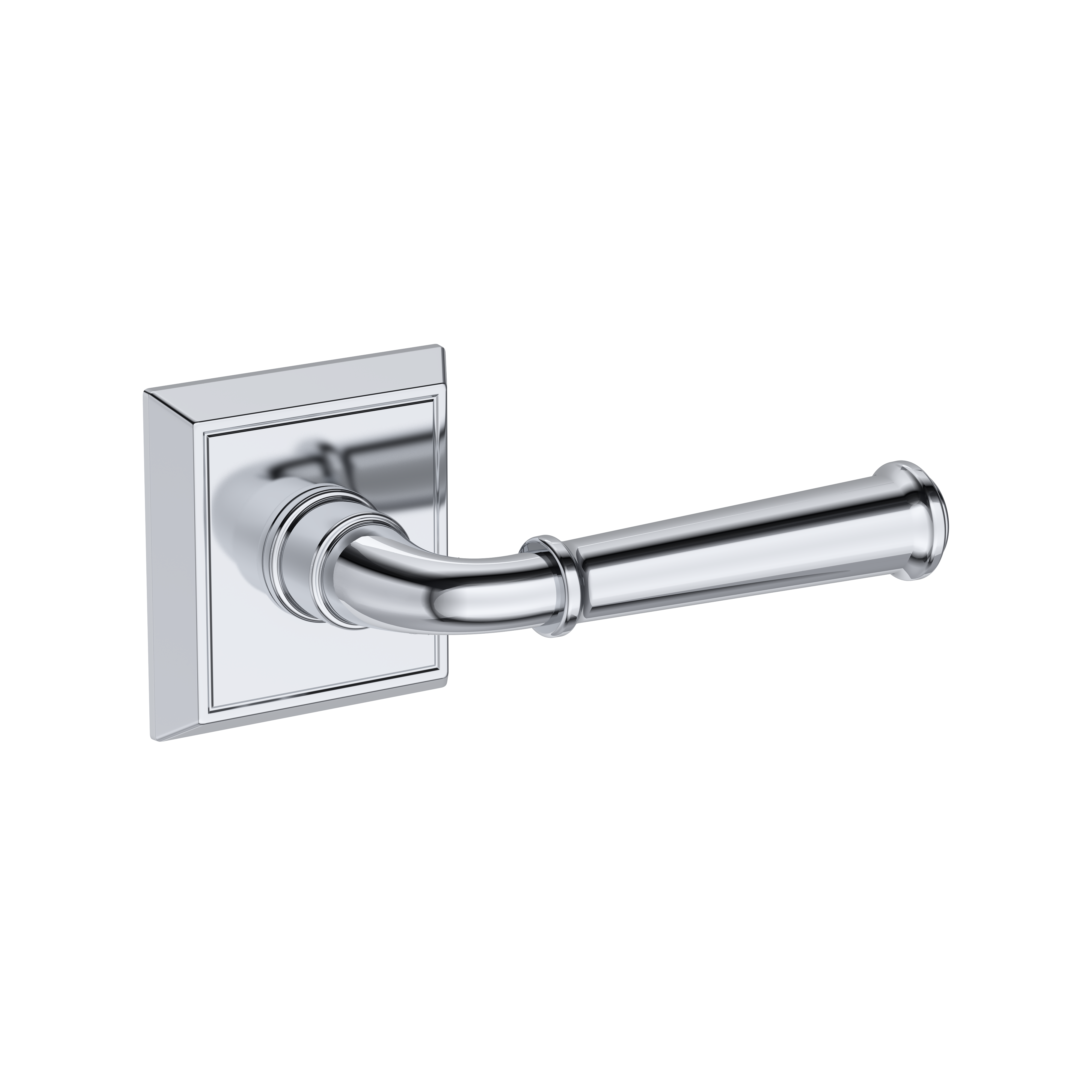 Baldwin Dunsmoor Lever Set with Chamfered Square Rose