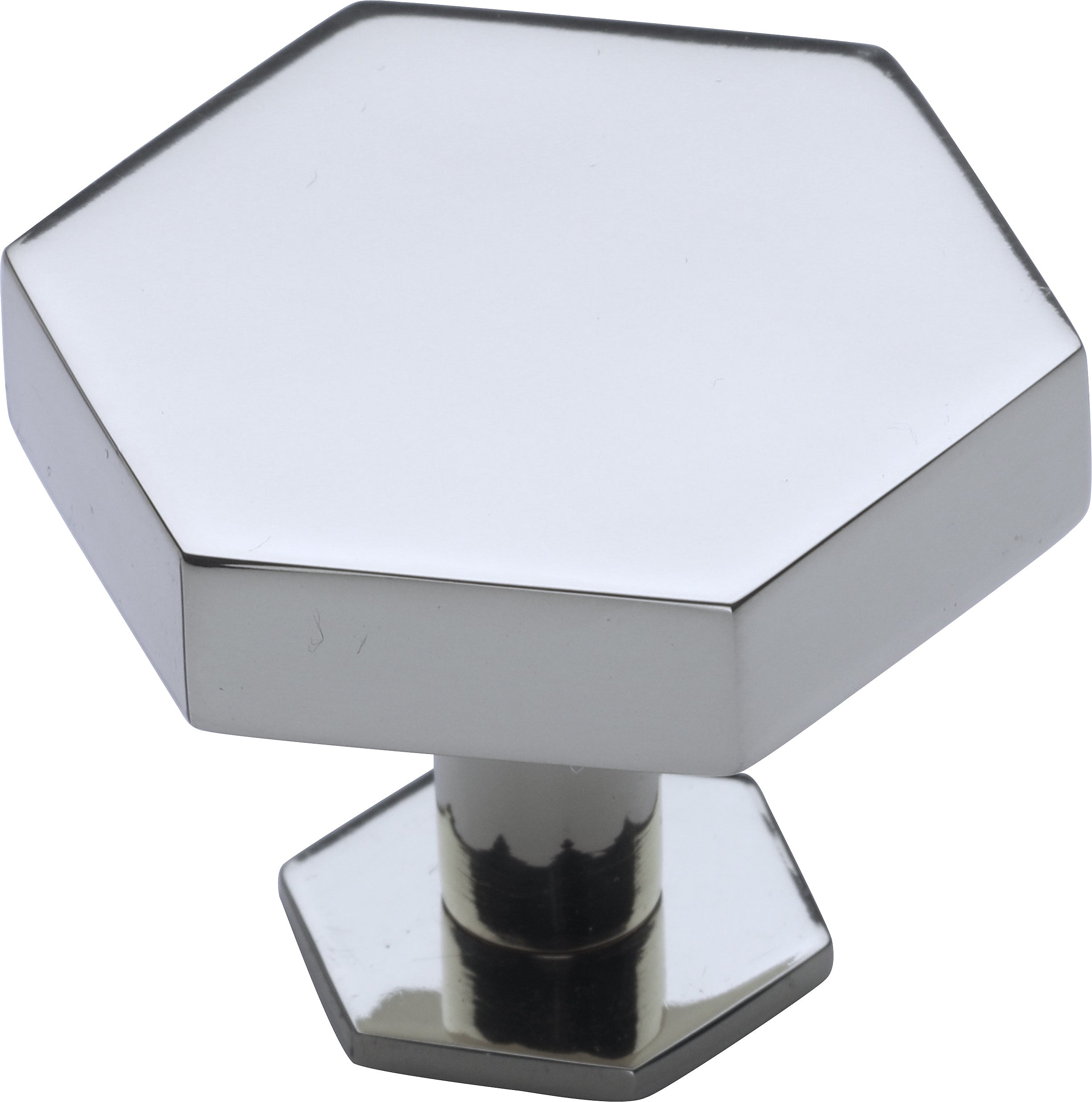 Ashley Norton Modern Hex Cabinet Knob with Rosette