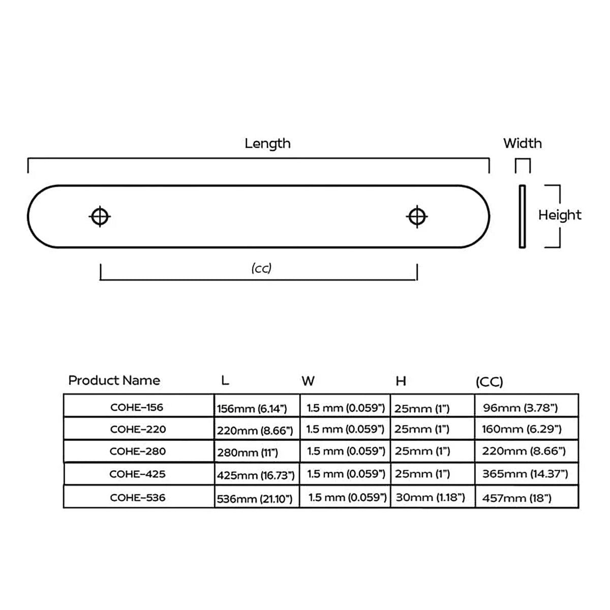 Plank BOBBIN Appliance Pull