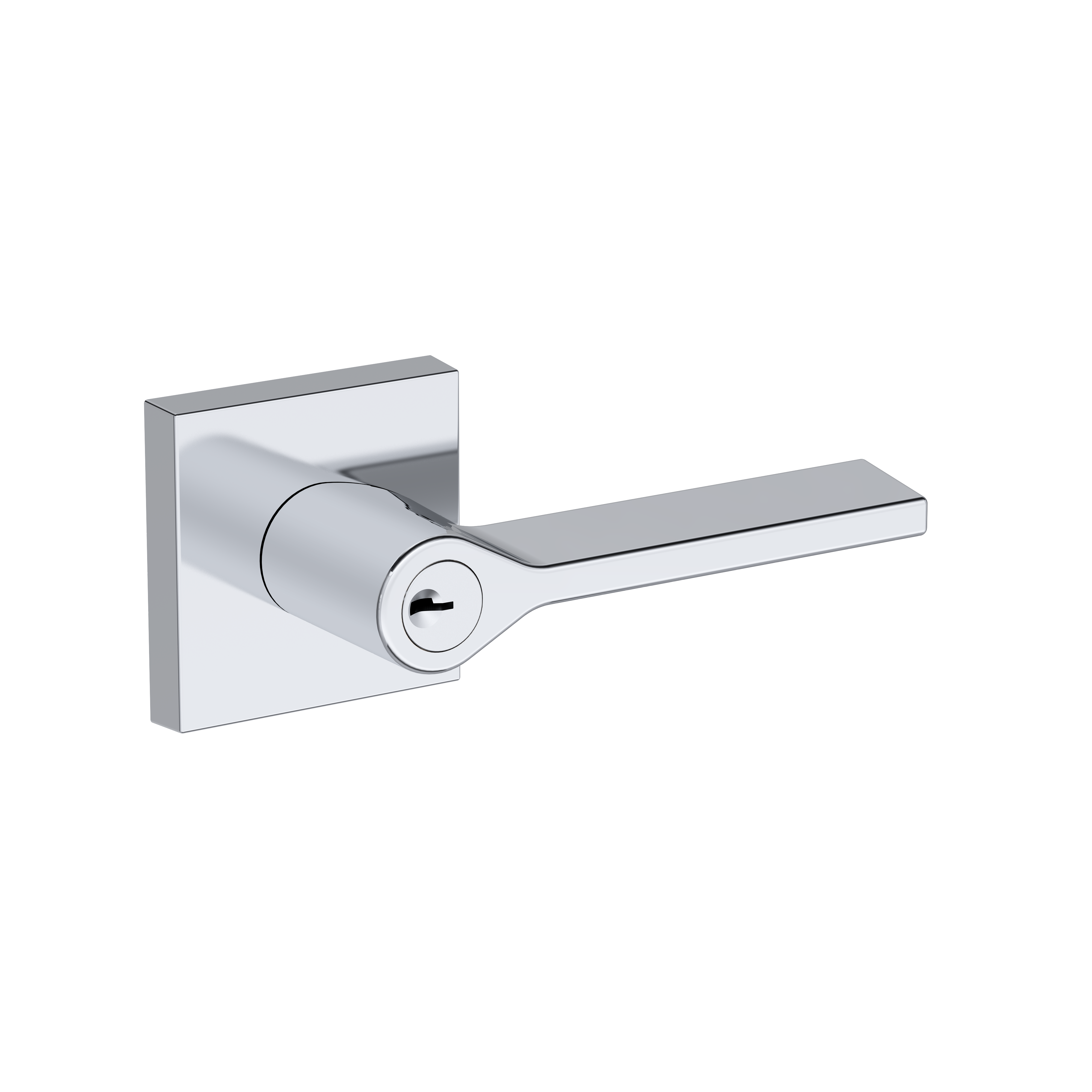 Baldwin Anaheim Hills Lever Set with Contemporary Square Rose