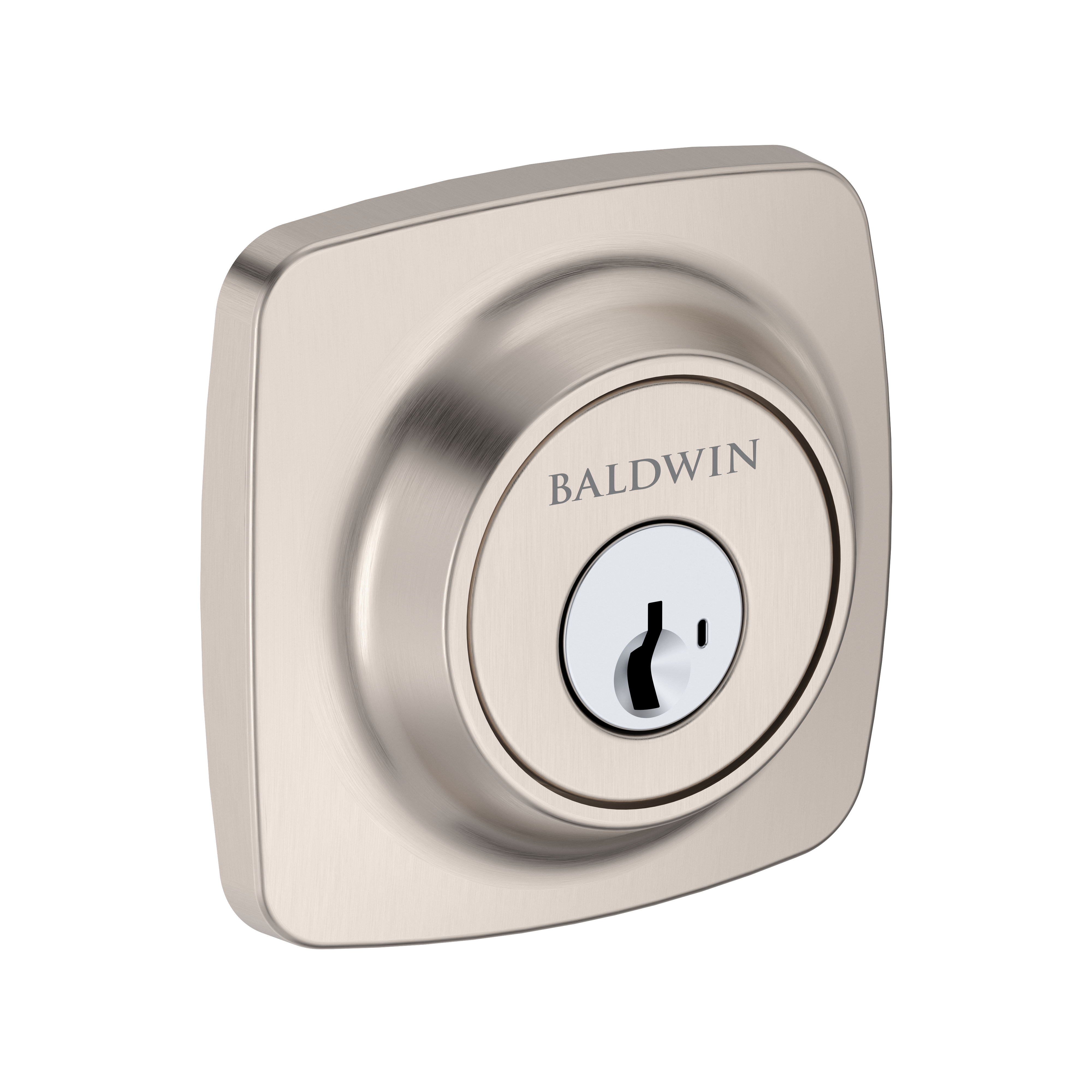 Baldwin Soft Square Single Cylinder Deadbolt