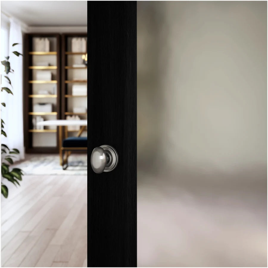 Baldwin 5025 Egg Knob Set with 5048 Rose