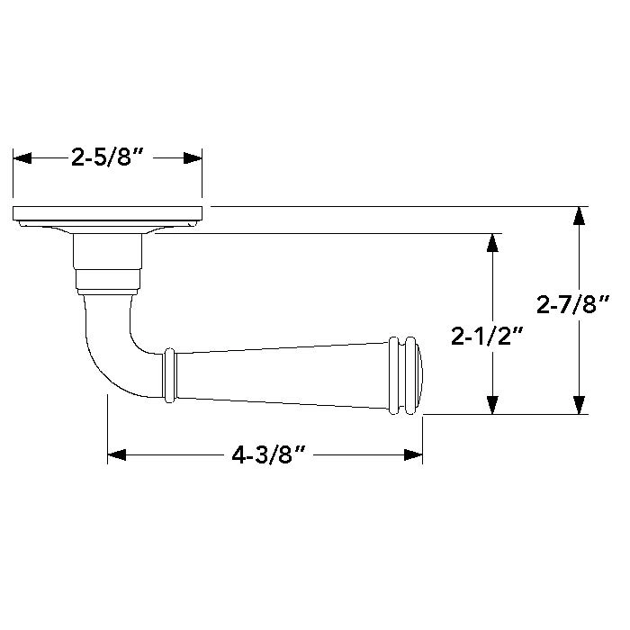 Baldwin L033 Briarcrest Lever Set with 5070-5123 Rose