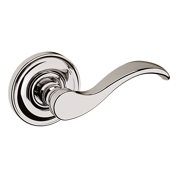 Baldwin 5455 Wave Lever Set with 5048 Rose