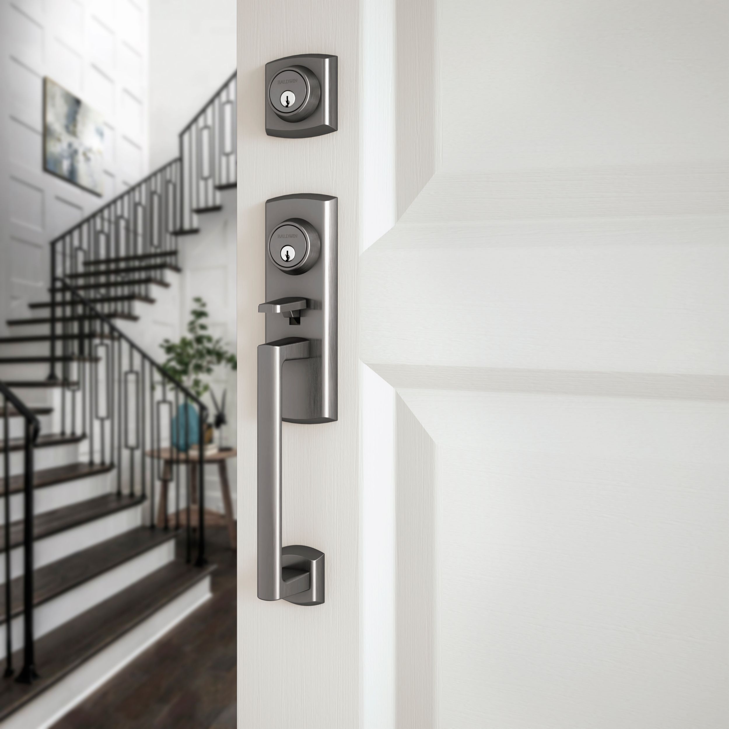 Baldwin Soho 2-Point Handleset with Soho Lever