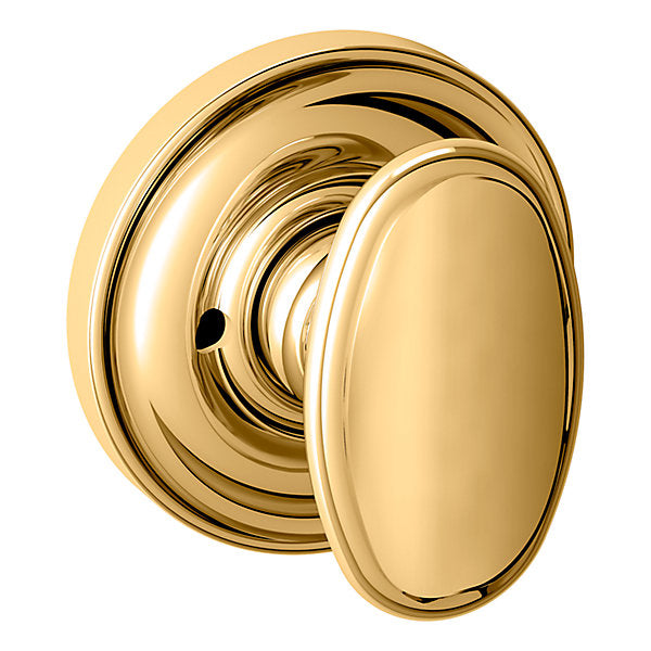 Baldwin 5057 Traditional Oval Knob Set with 5048 Rose