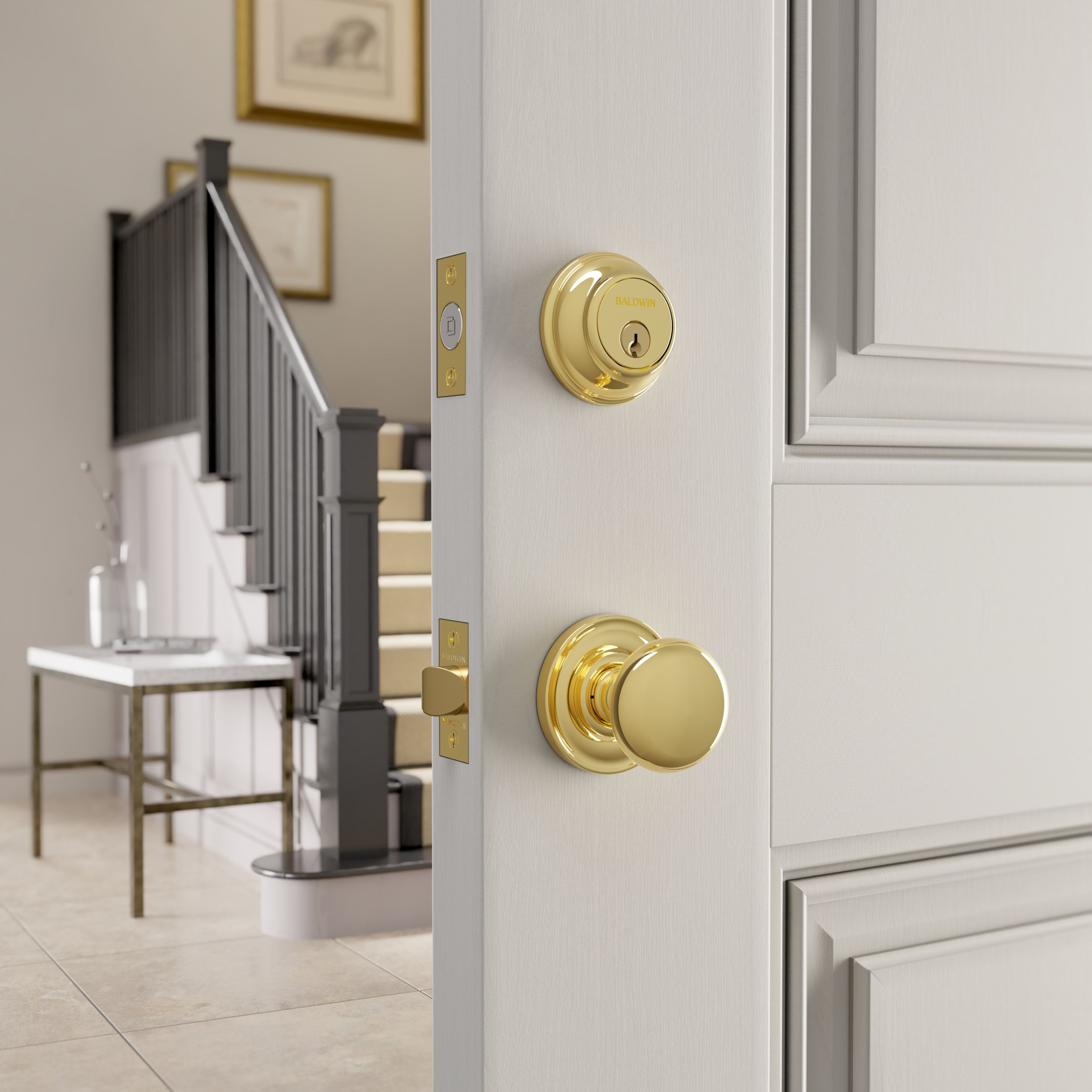 Baldwin 8231LL Baltimore Level Deadbolt, Bluetooth + WiFi