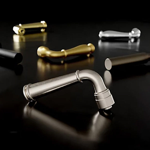 Baldwin L033 Briarcrest Lever Set with 5070-5123 Rose