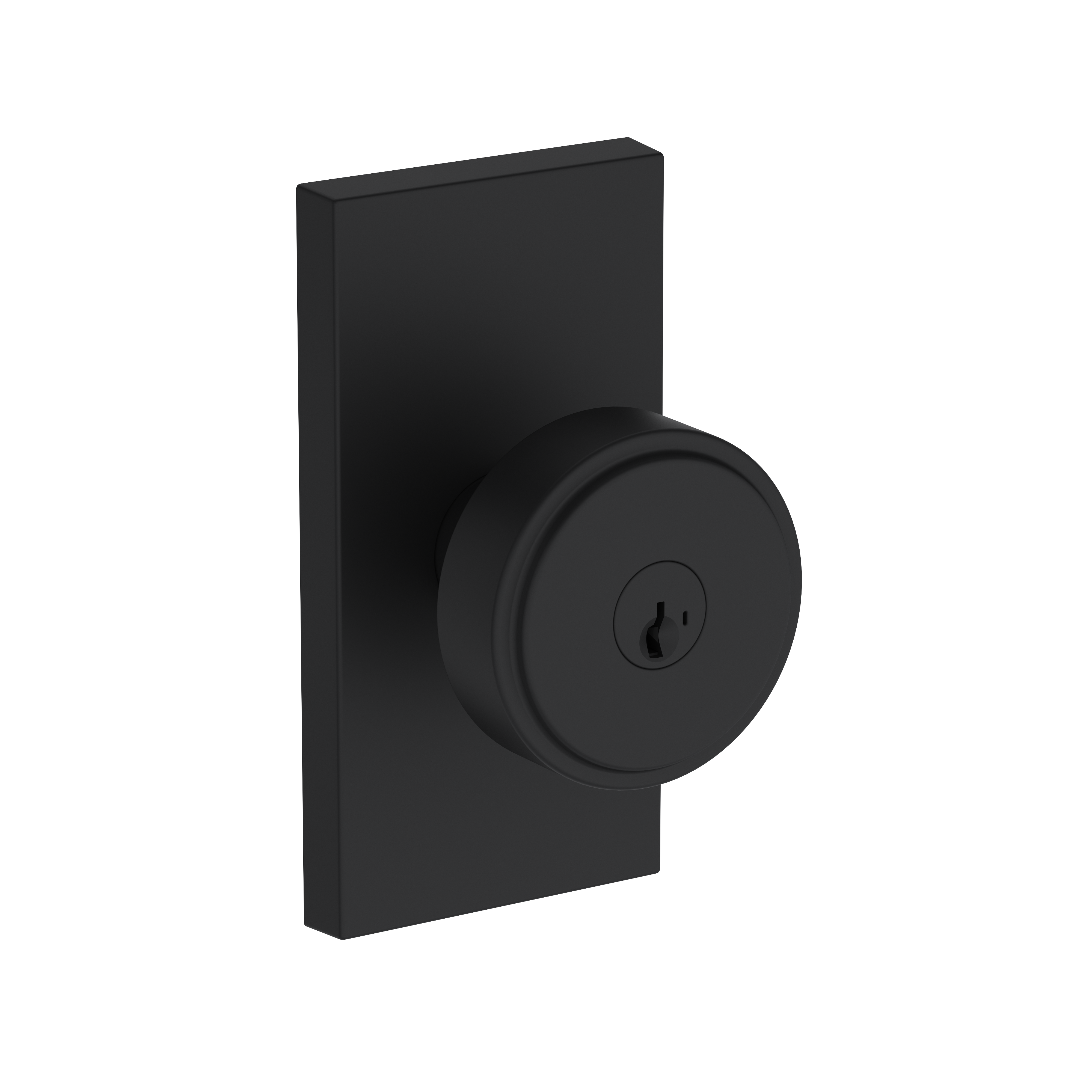 Baldwin Vashon Knob Set with Contemporary 5" Rose