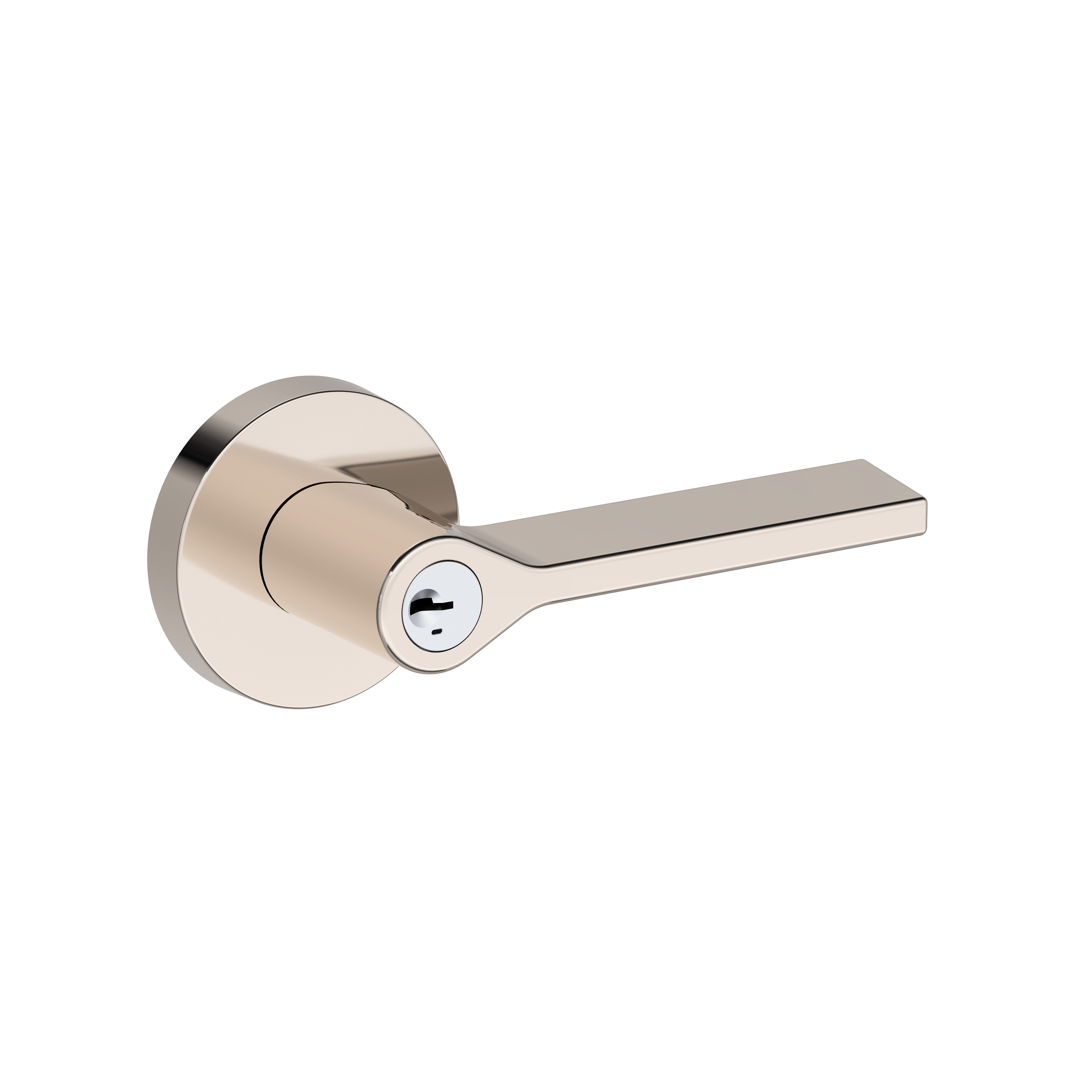 Baldwin Anaheim Hills Lever Set with Contemporary Round Rose