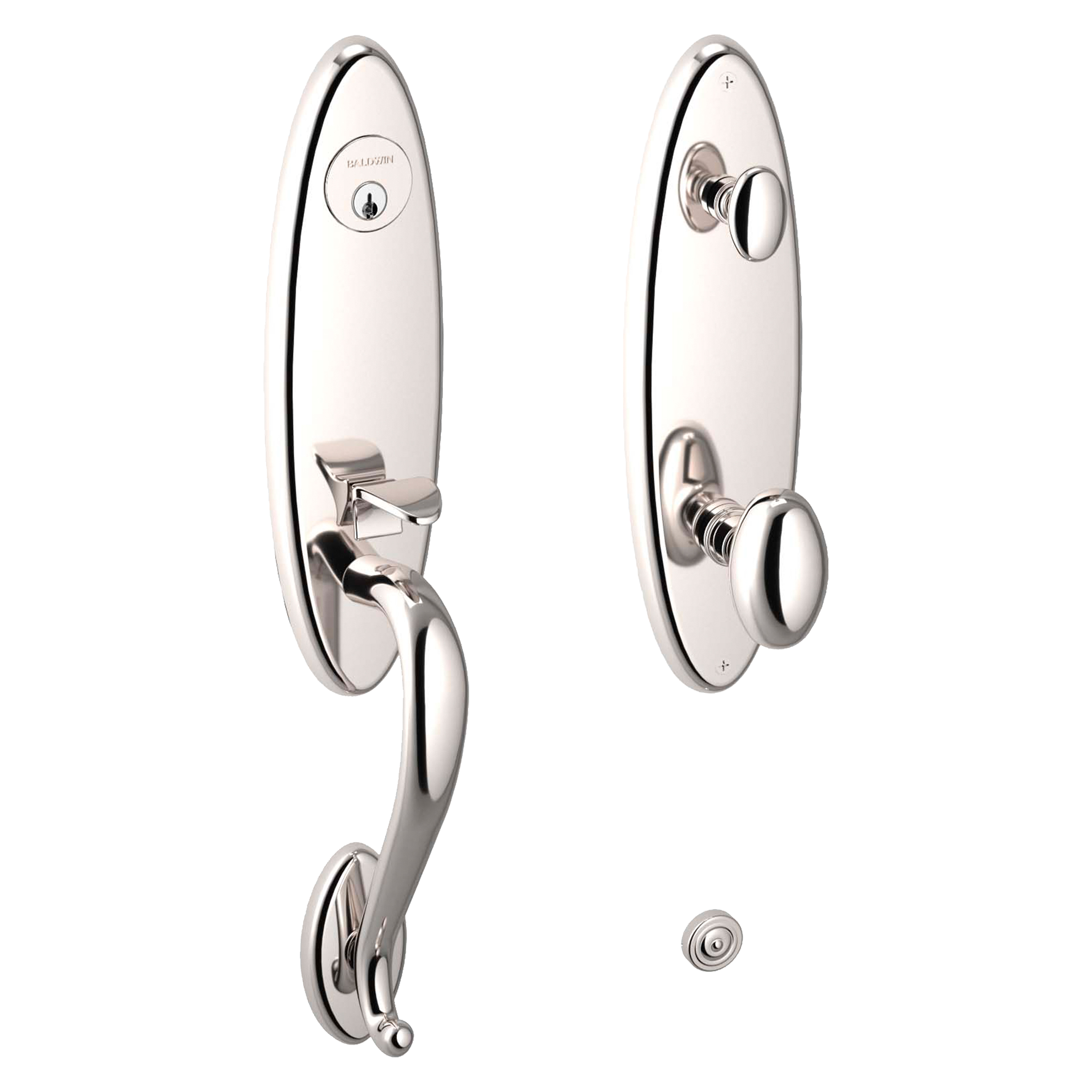 Baldwin Blakely Single Cylinder Handleset with 5025 Egg Knob