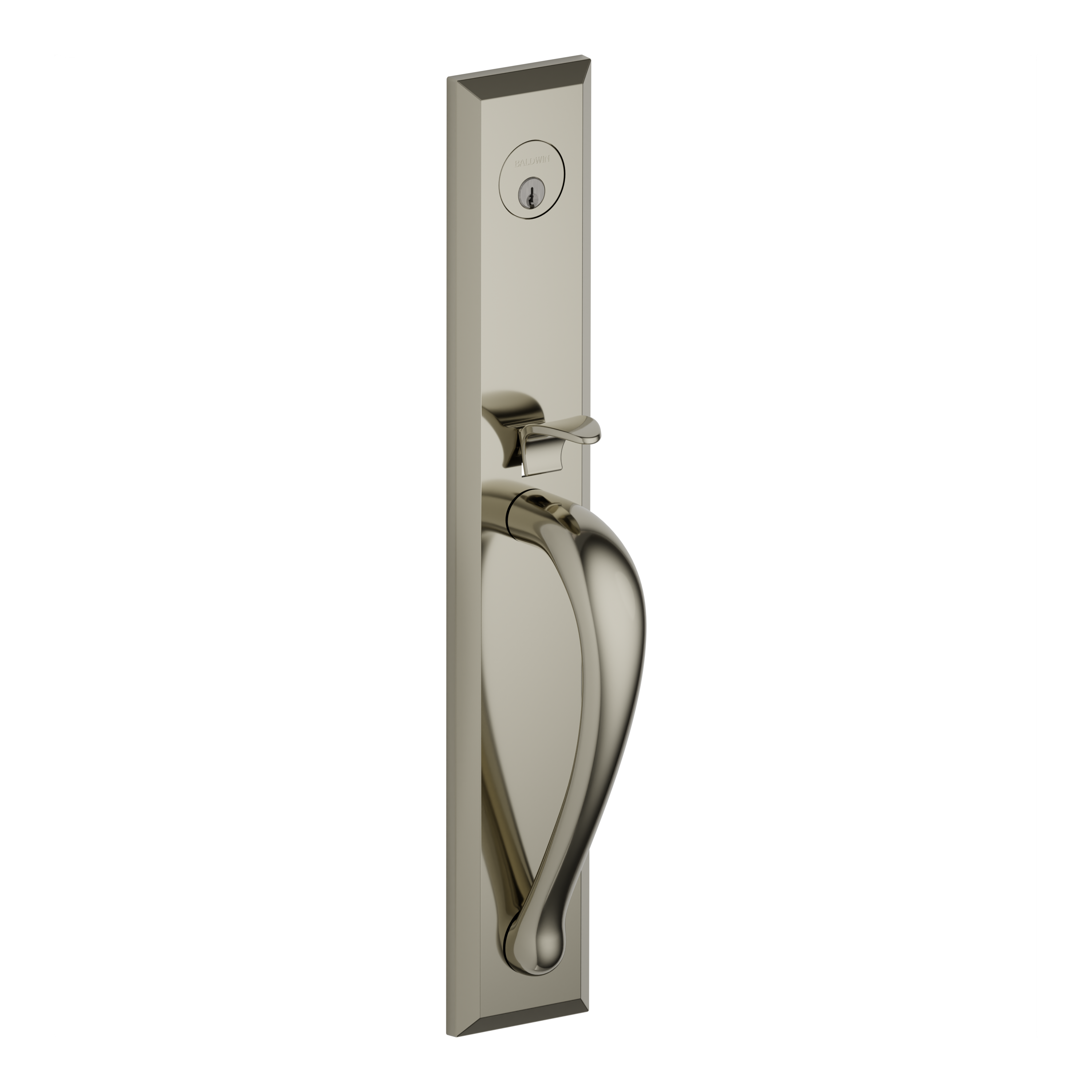 Baldwin Cody Full Single Cylinder Handleset with 5024 Oval Knob