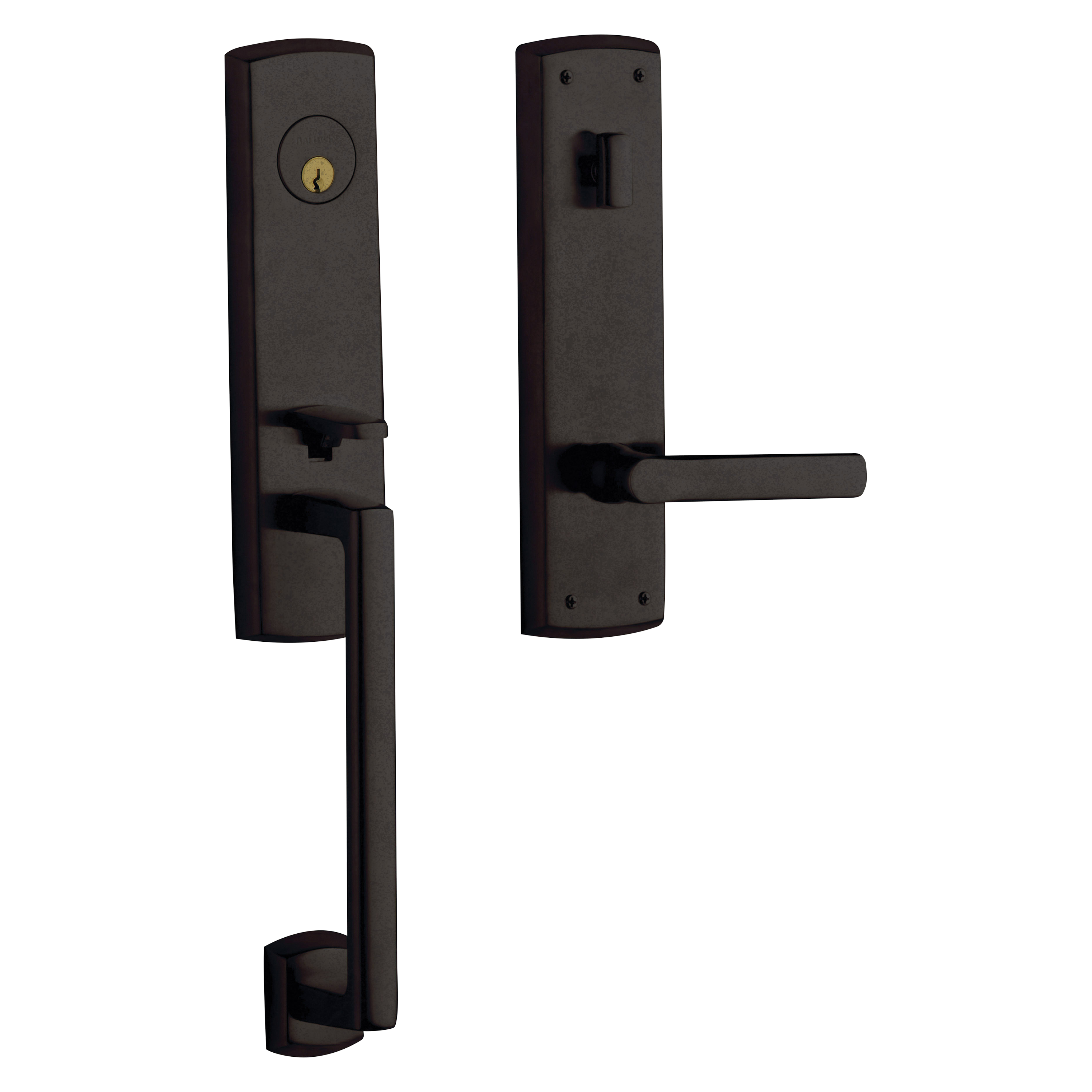 Baldwin Soho Single Cylinder Handleset with 5485V Lever