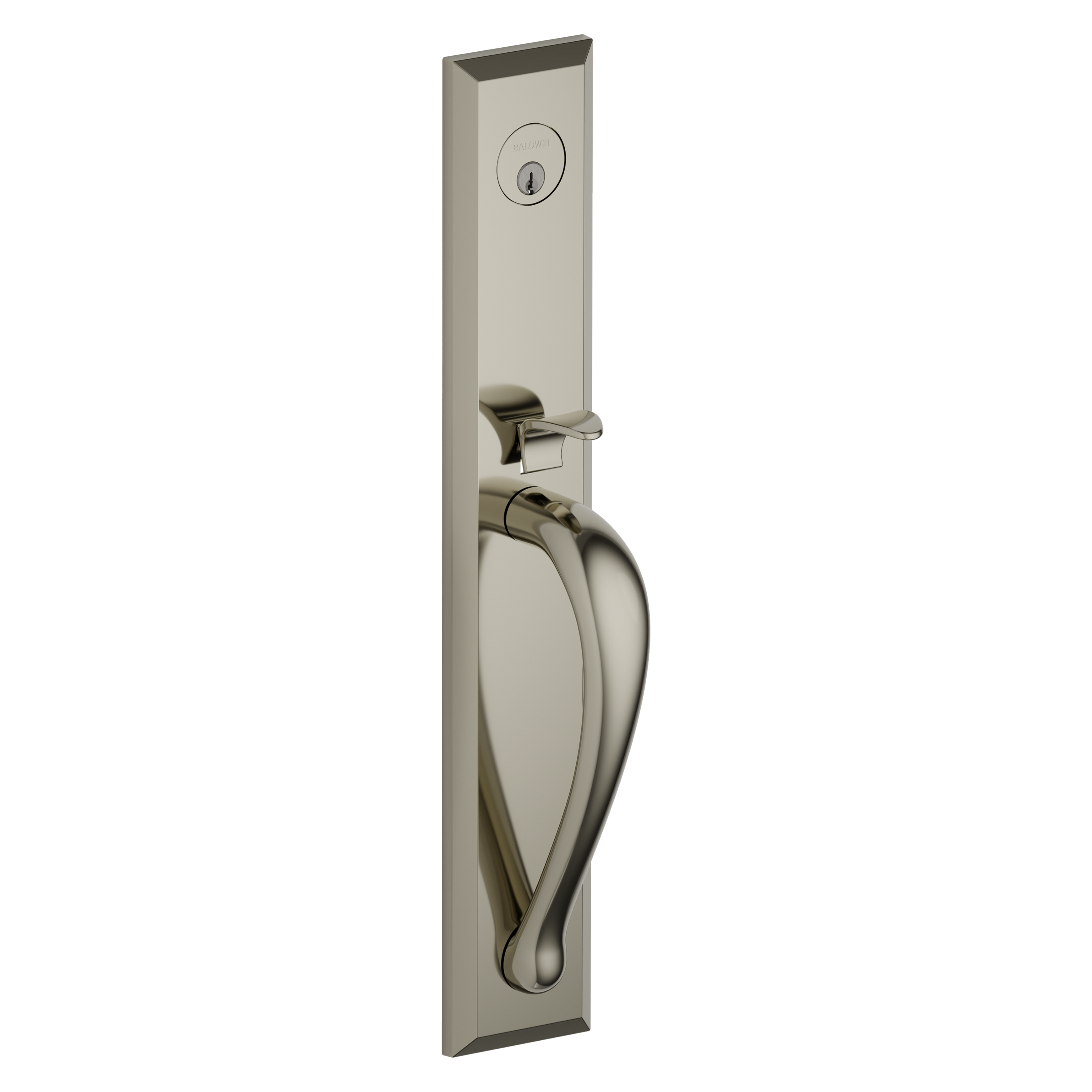 Baldwin Cody Full Single Cylinder Handleset with 5452V Beavertail Lever