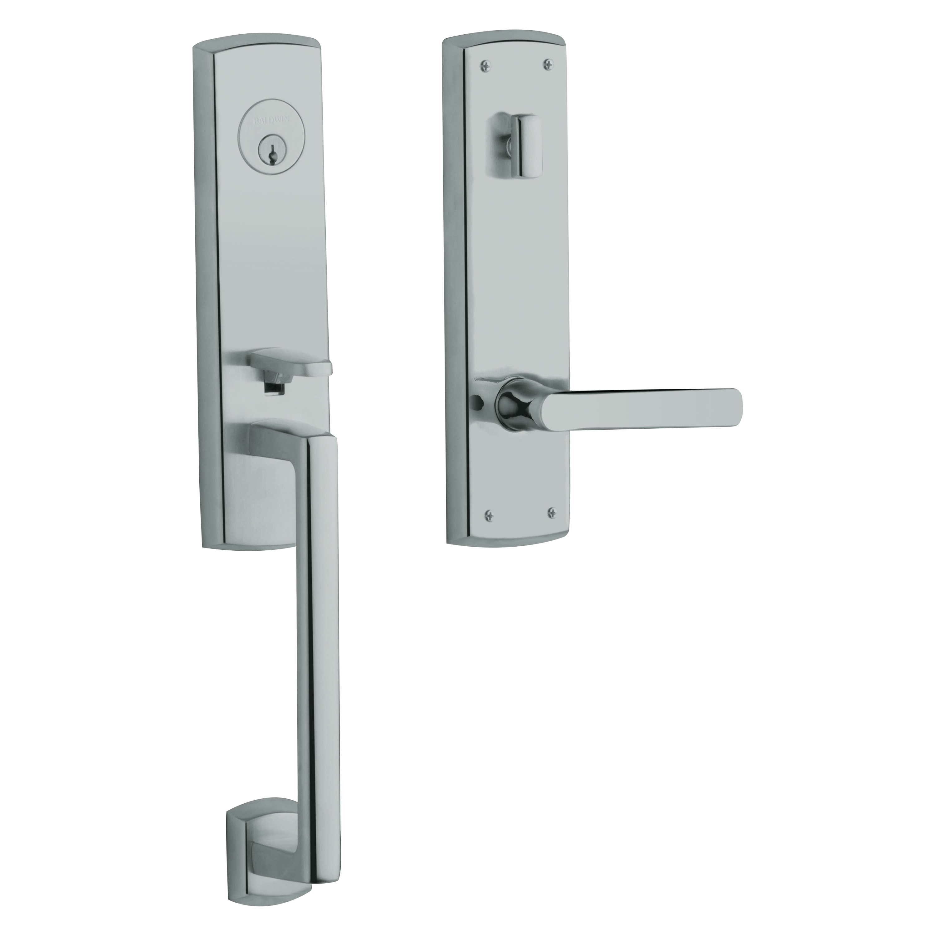 Baldwin Soho Single Cylinder Handleset with 5485V Lever