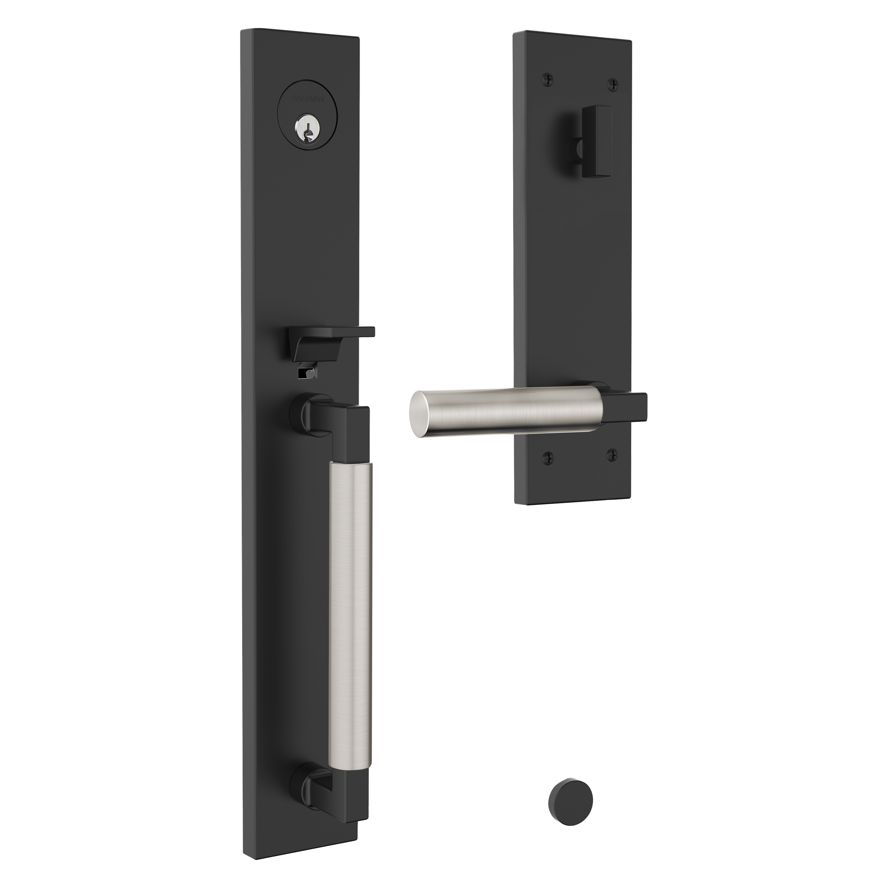 Baldwin Gramercy Egress Mixed Finish Handleset with L029 Lever