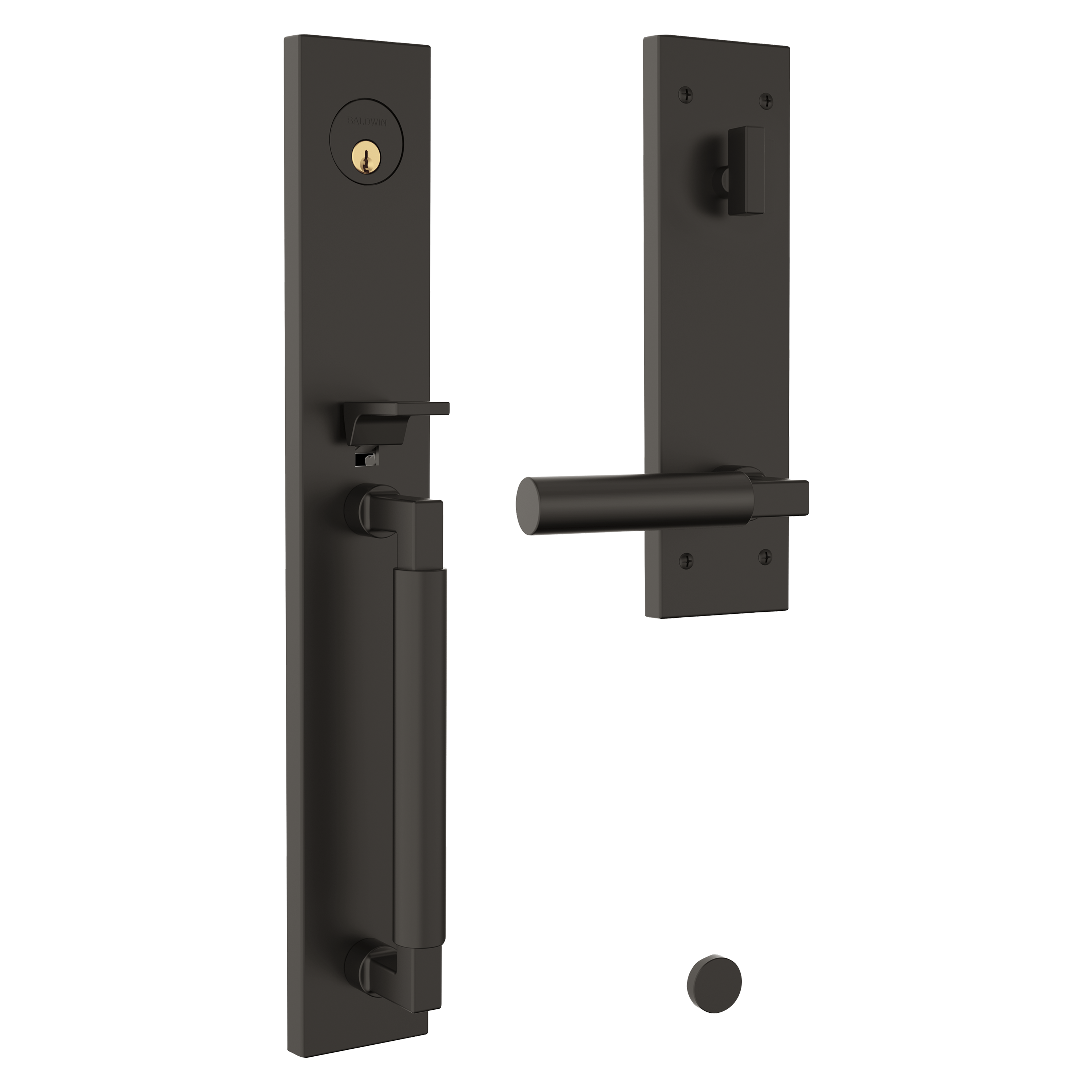 Baldwin Gramercy Egress Entrance Handleset with L029 Lever