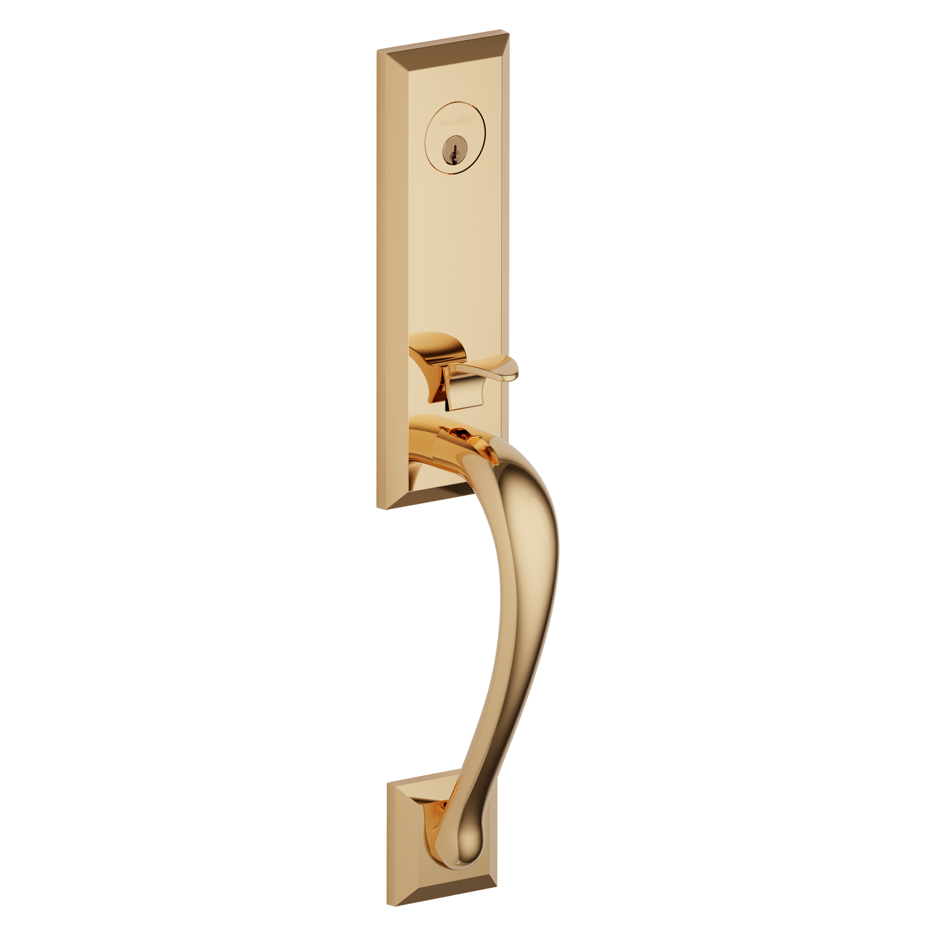 Baldwin Cody Single Cylinder Handleset with 5452V Beavertail Lever